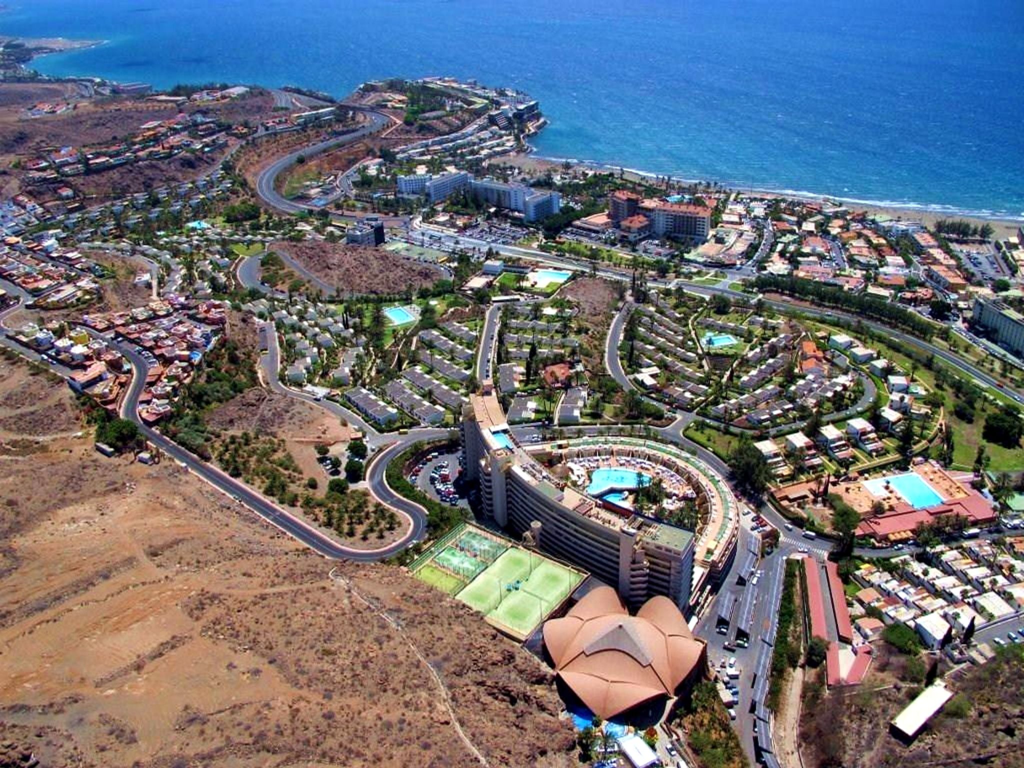 Charmante Wohnung mit Meerblick in San Agustin-Binnen
