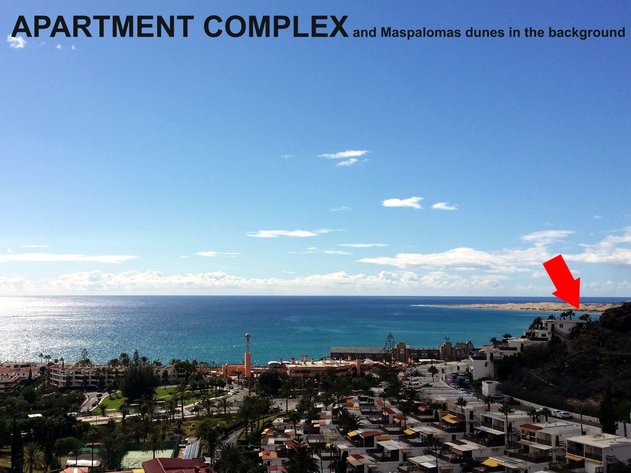 Charmante Wohnung mit Meerblick in San Agustin-Binnen