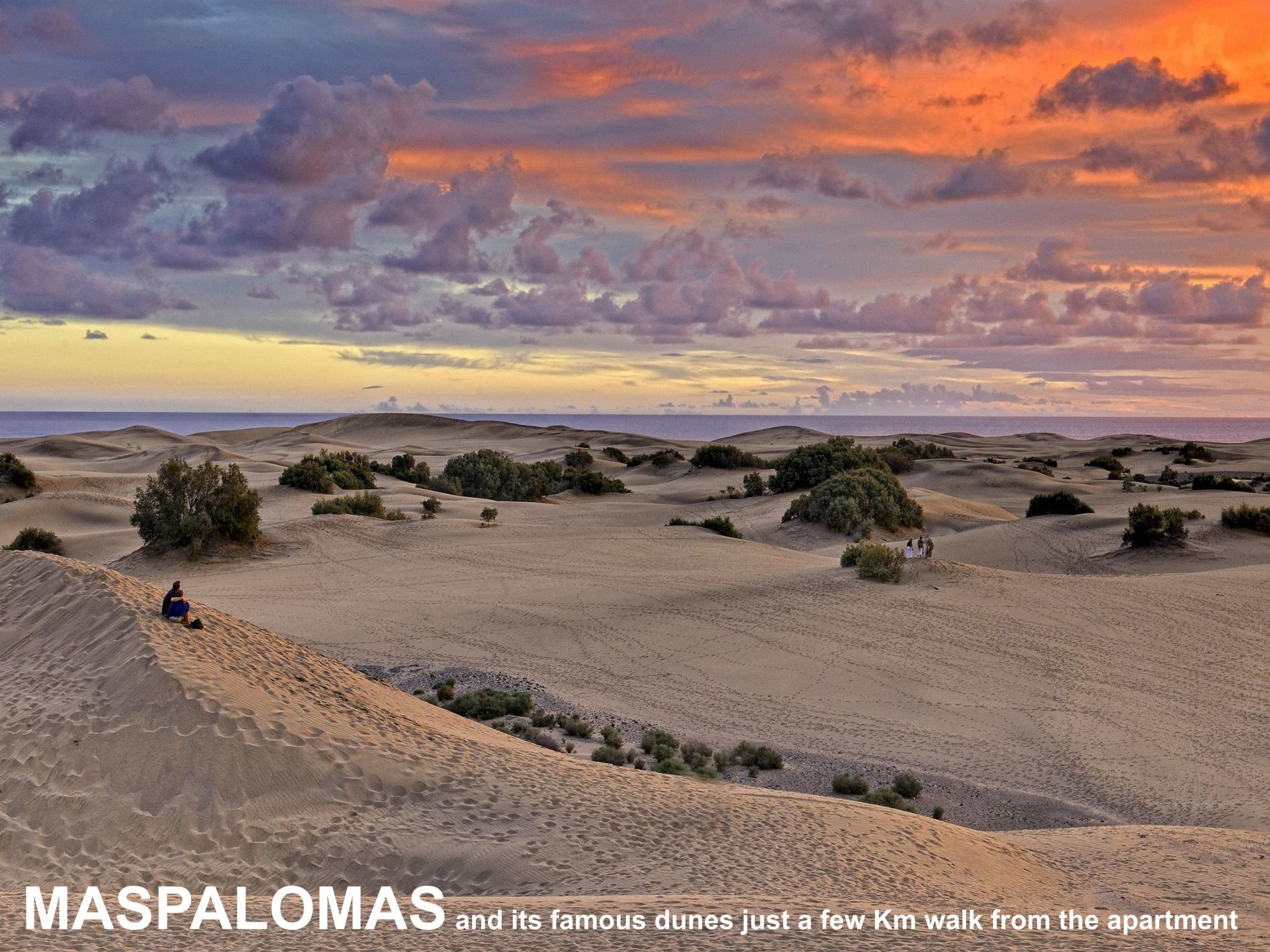 Charmante Wohnung mit Meerblick in San Agustin-Binnen