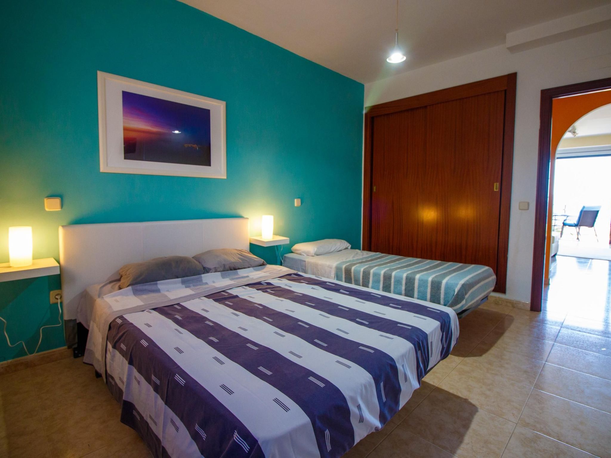 Komfortable Ferienwohnung in El Turman mit Terrasse - Dedans