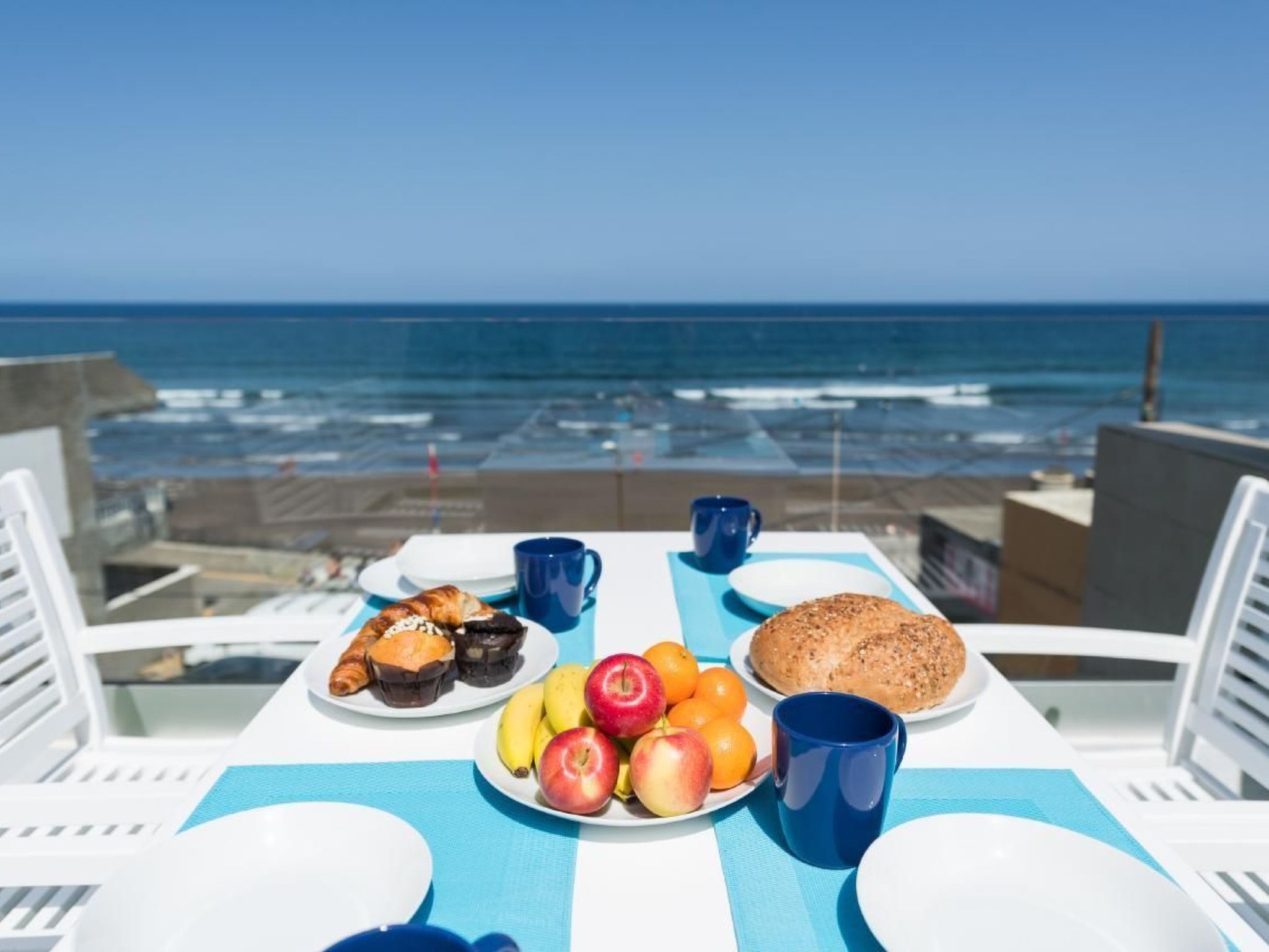 in San Andrés direkt am Meer