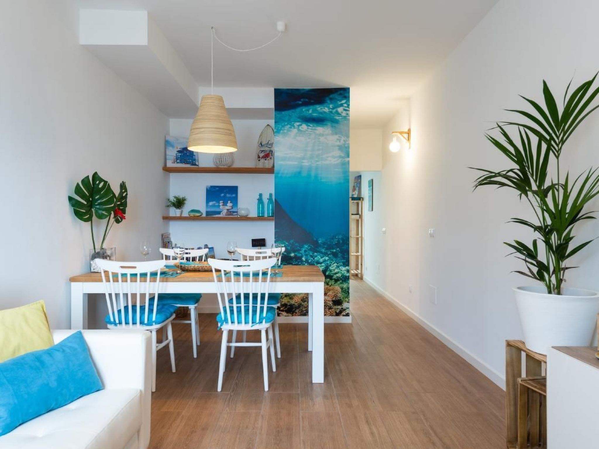 In San Andrés direkt am Meer