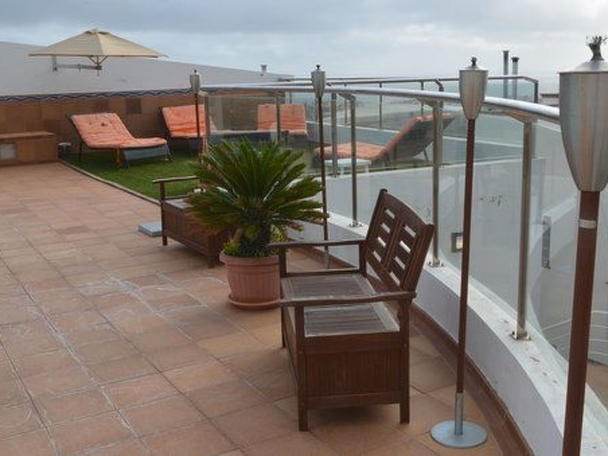 Villa los palmitos Familiäre Privatvilla mit Pool-Draußen