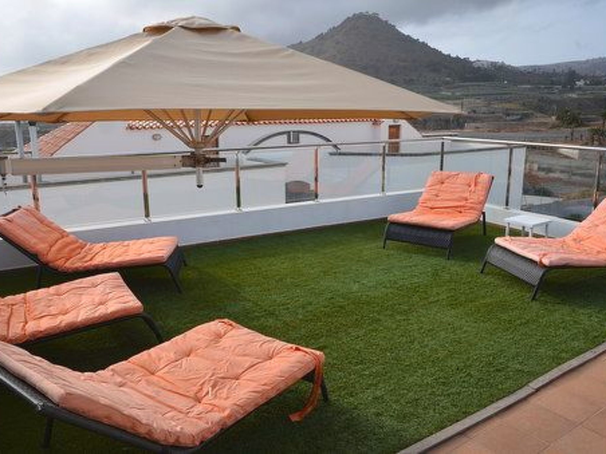 Villa los palmitos Familiäre Privatvilla mit Pool-Draußen