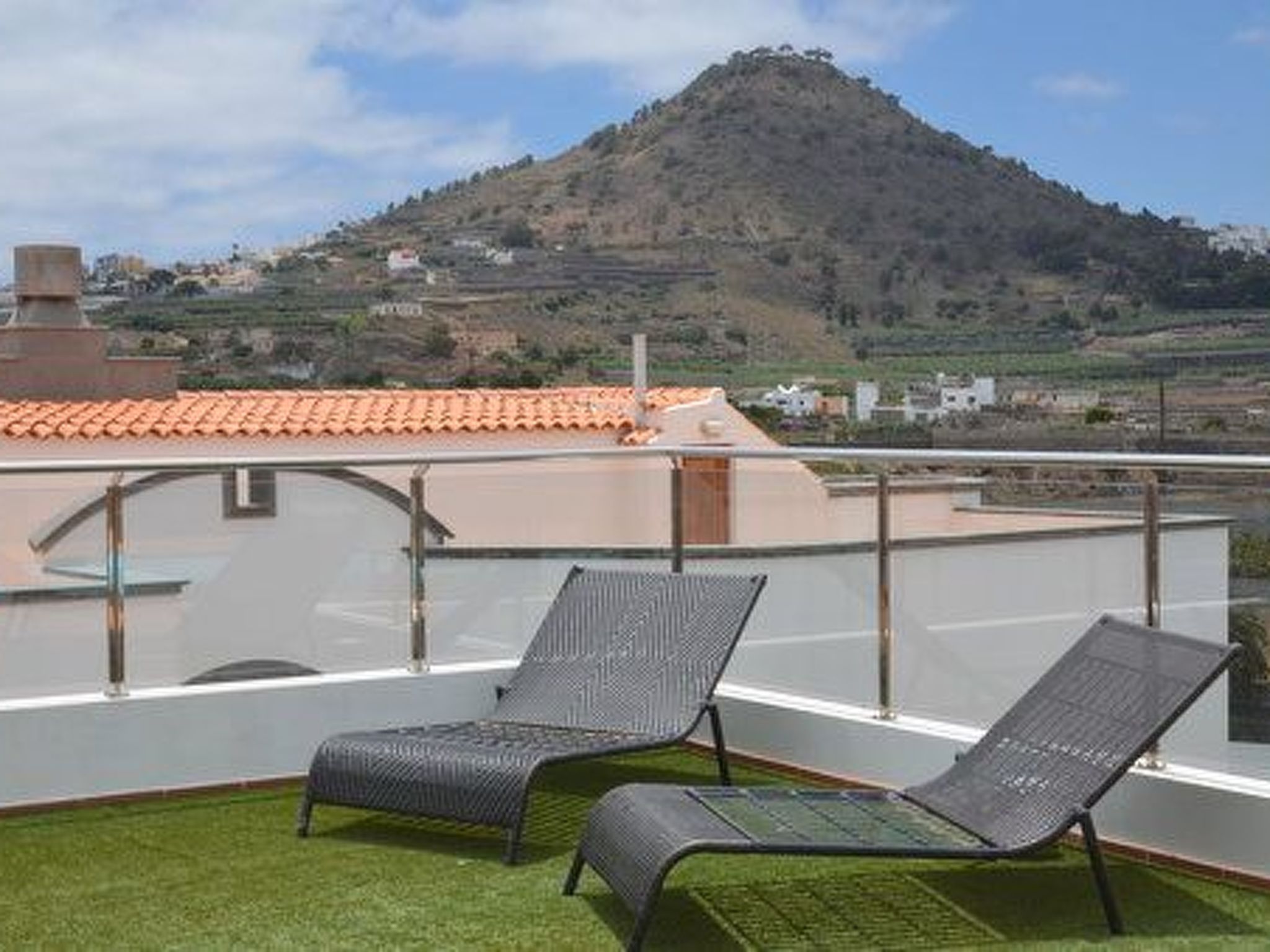 Villa los palmitos Familiäre Privatvilla mit Pool-Draußen