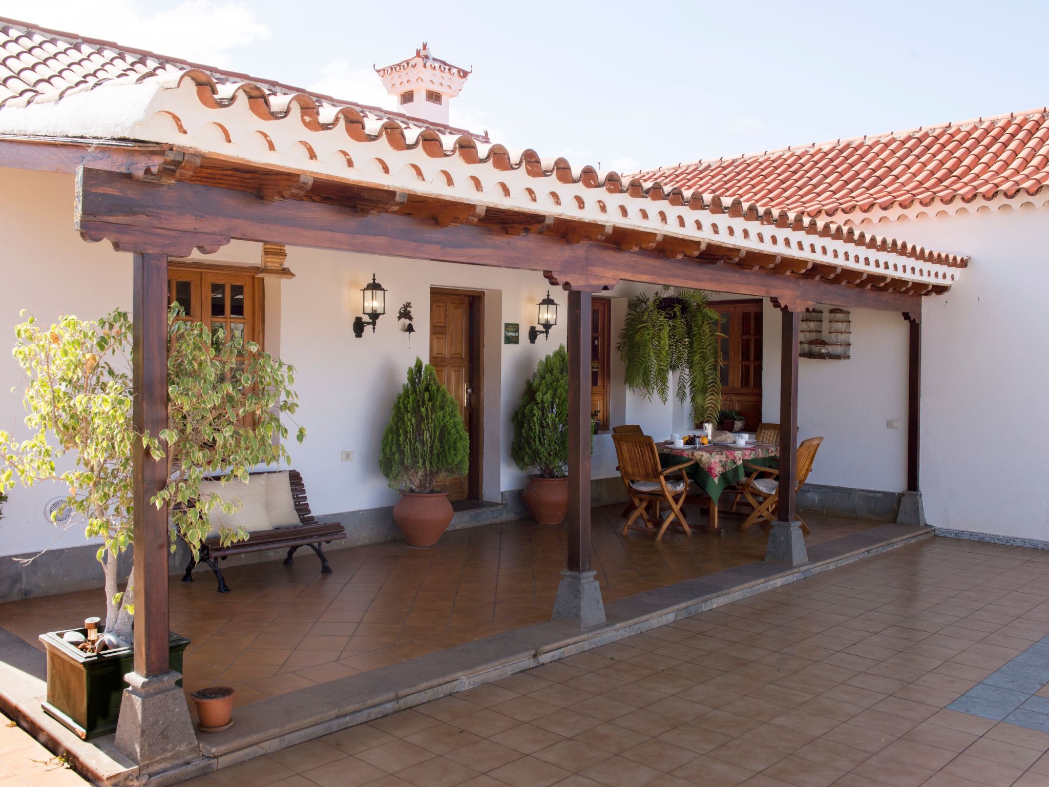 Typisch kanarische Finca Elena mit eigenem Pool-Binnen