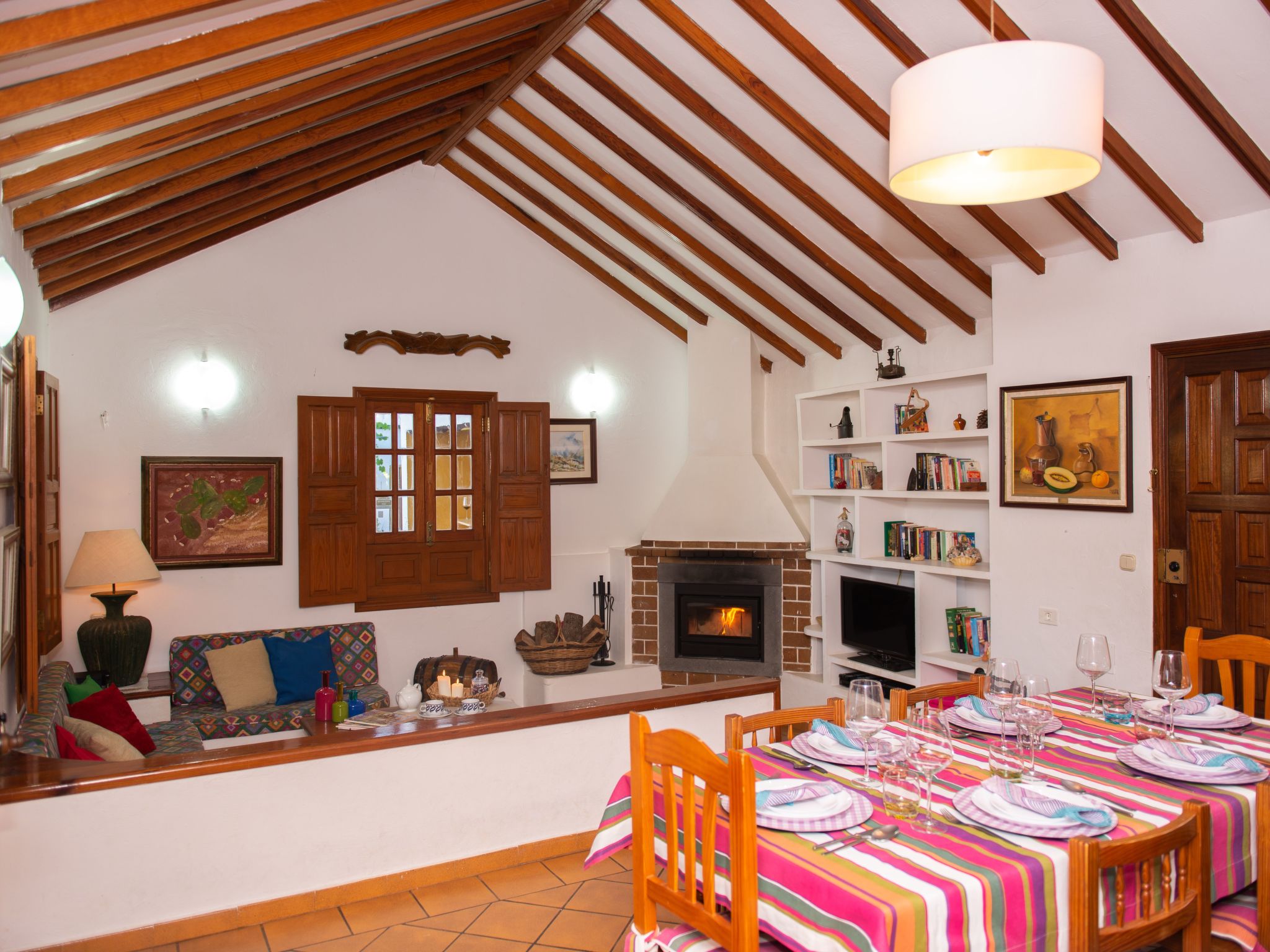 Typisch kanarische Finca Elena mit eigenem Pool-Binnen