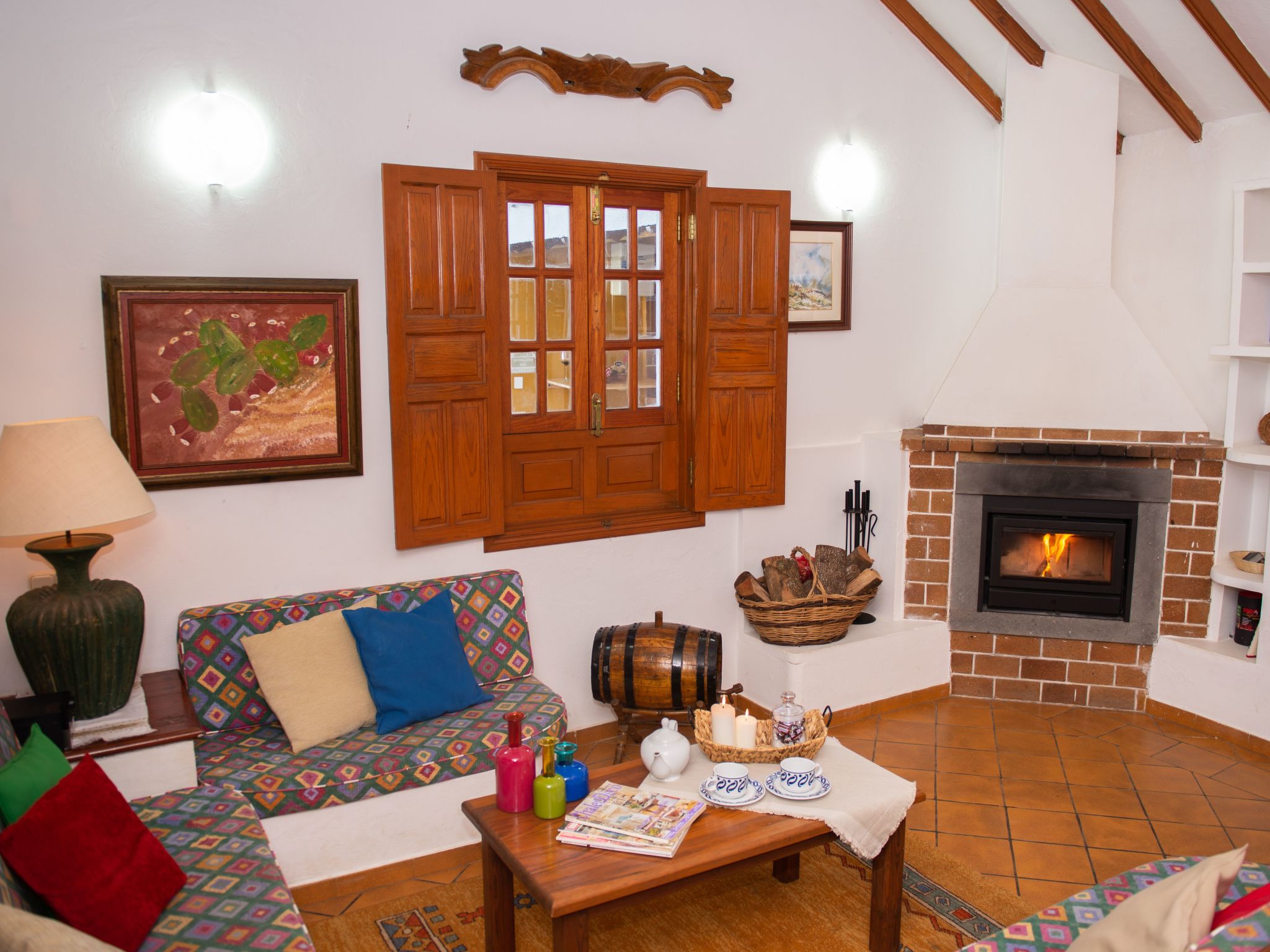 Typisch kanarische Finca Elena mit eigenem Pool-Binnen