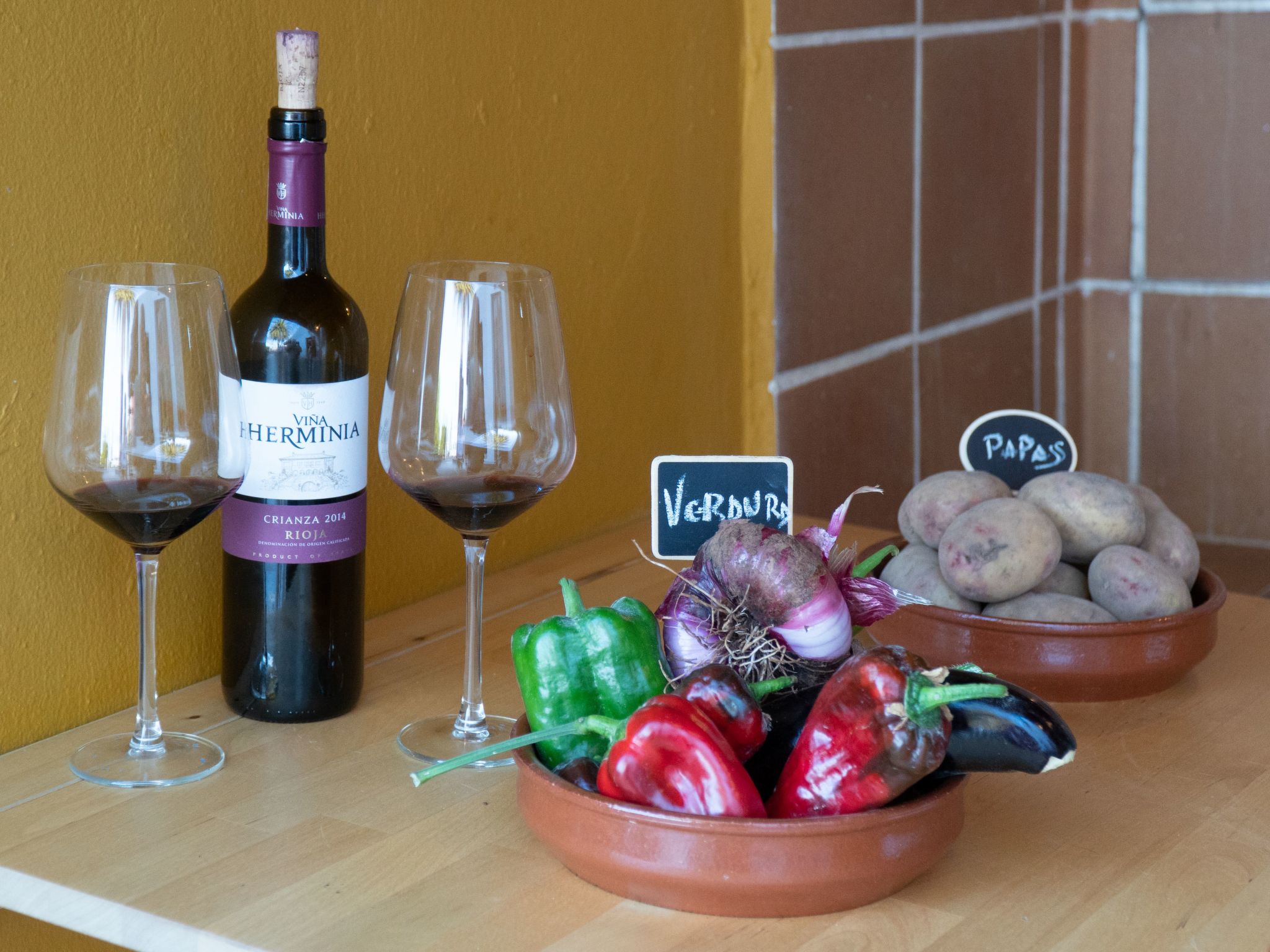 Typisch kanarische Finca Elena mit eigenem Pool-Binnen