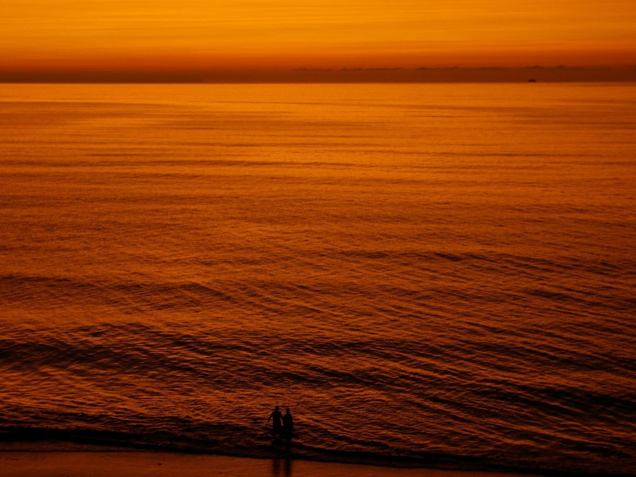 Schöne Ferienwohnung direkt am Strand-Draußen