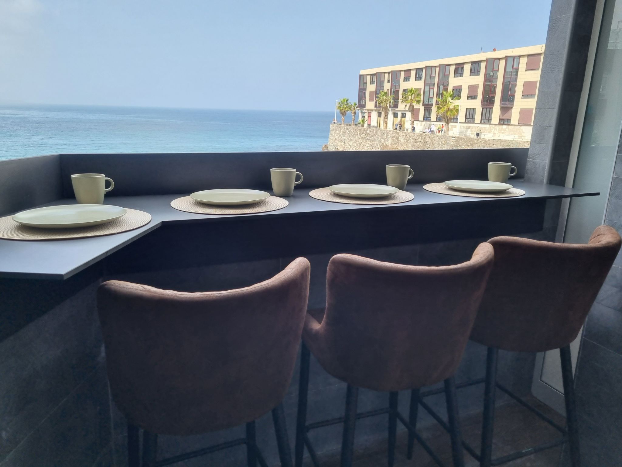 Appartement mit Blick auf das Meer