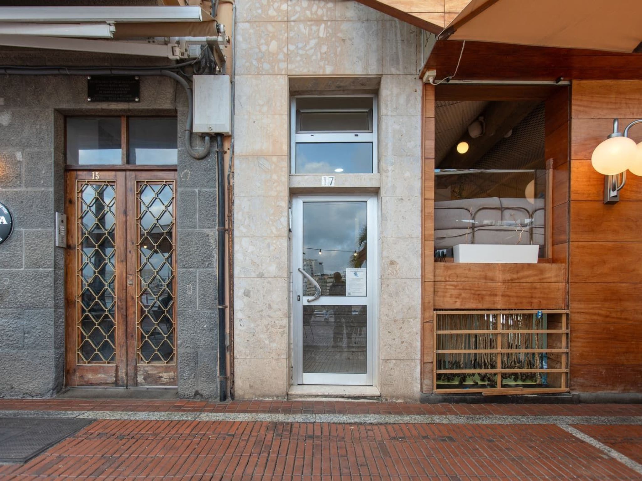 Appartement mit Blick auf das Meer-Draußen