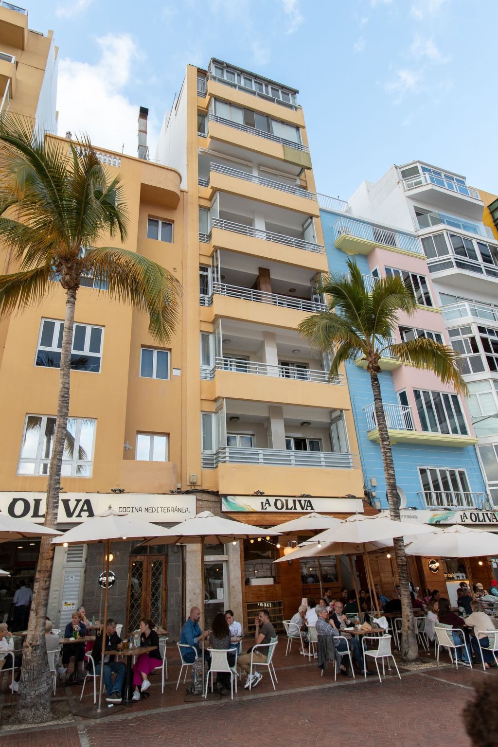 Appartement mit Blick auf das Meer-Draußen