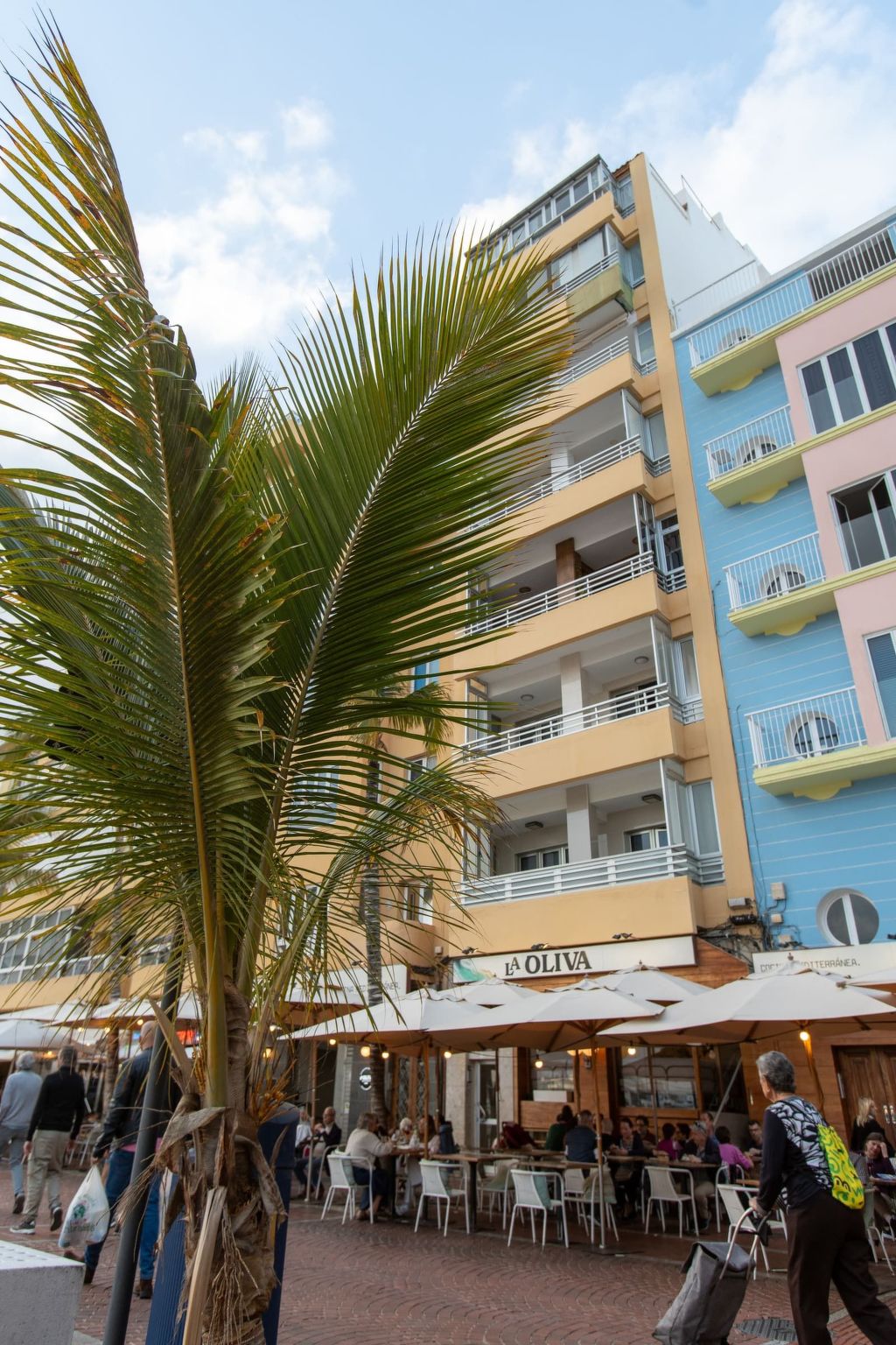 Appartement mit Blick auf das Meer-Draußen