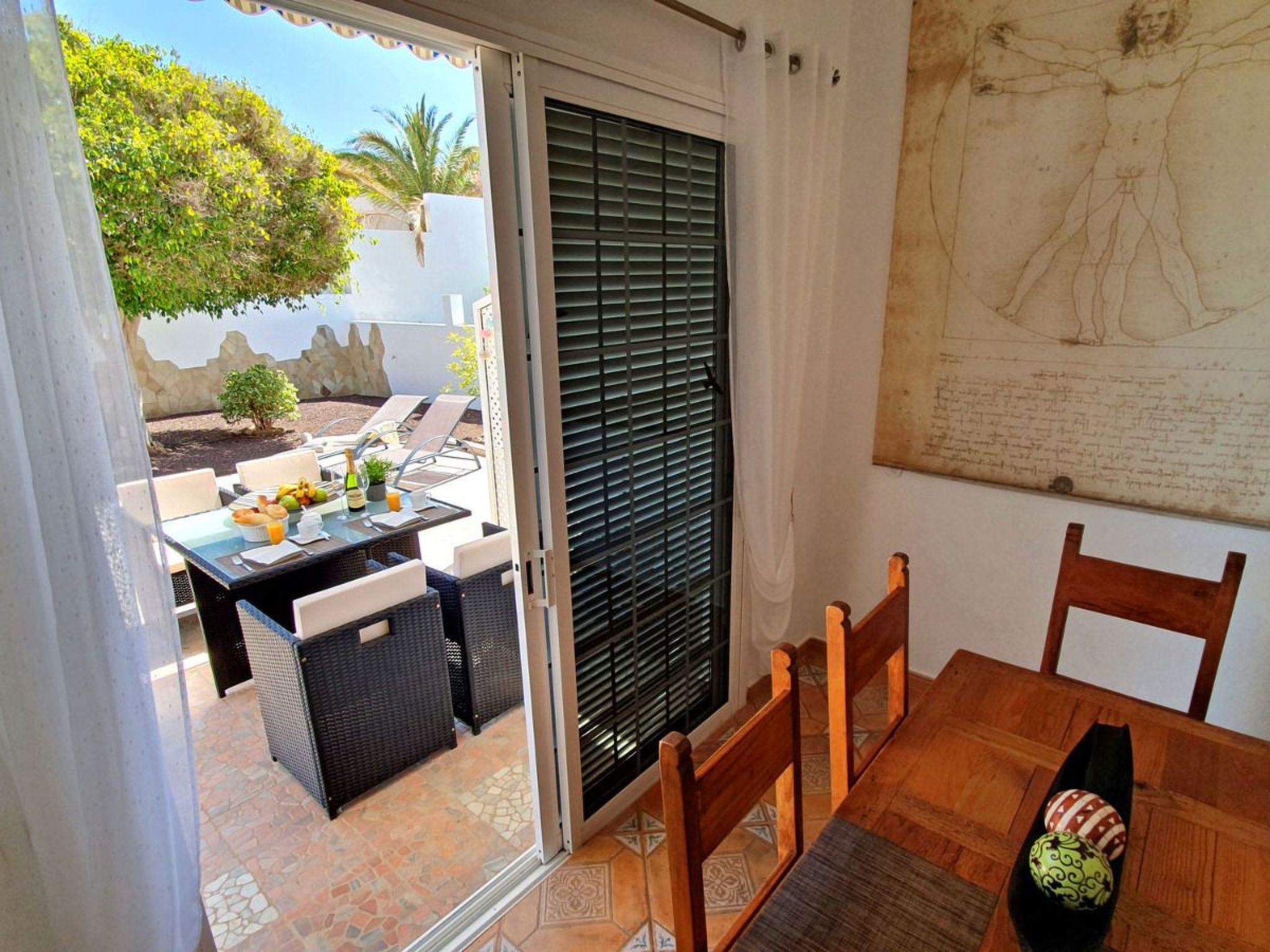 Gemütliches Ferienhaus in Tarajalejo mit Großem Garten und Meerblick-Image-tags.info