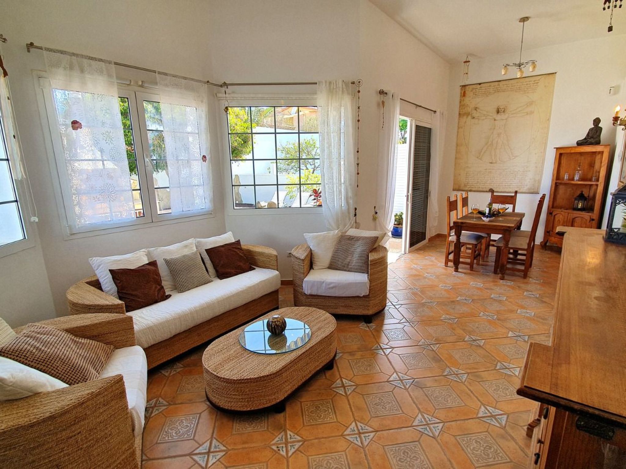 Gemütliches Ferienhaus in Tarajalejo mit Großem Garten und Meerblick-Image-tags.info