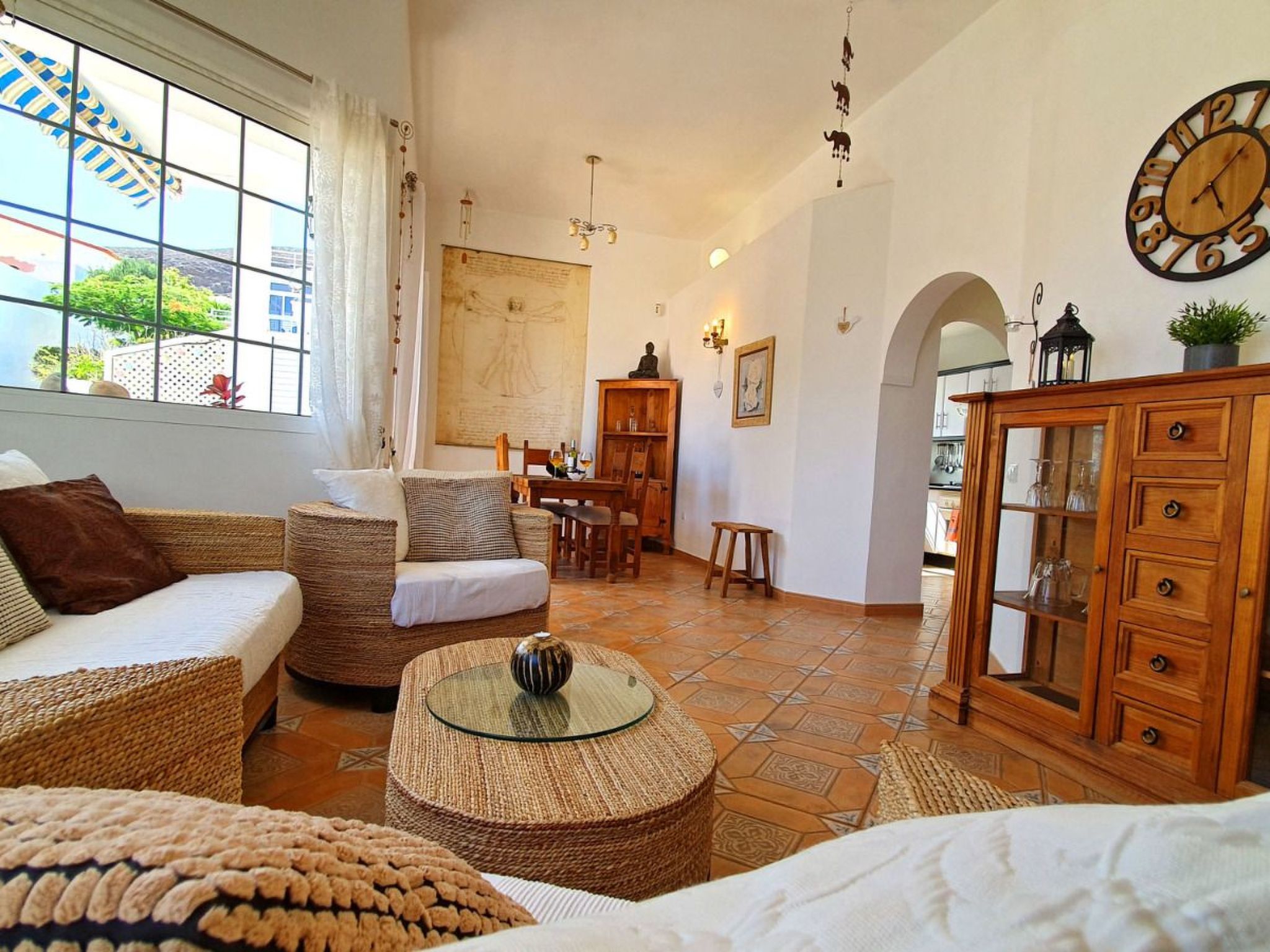 Gemütliches Ferienhaus in Tarajalejo mit Großem Garten und Meerblick-Image-tags.info