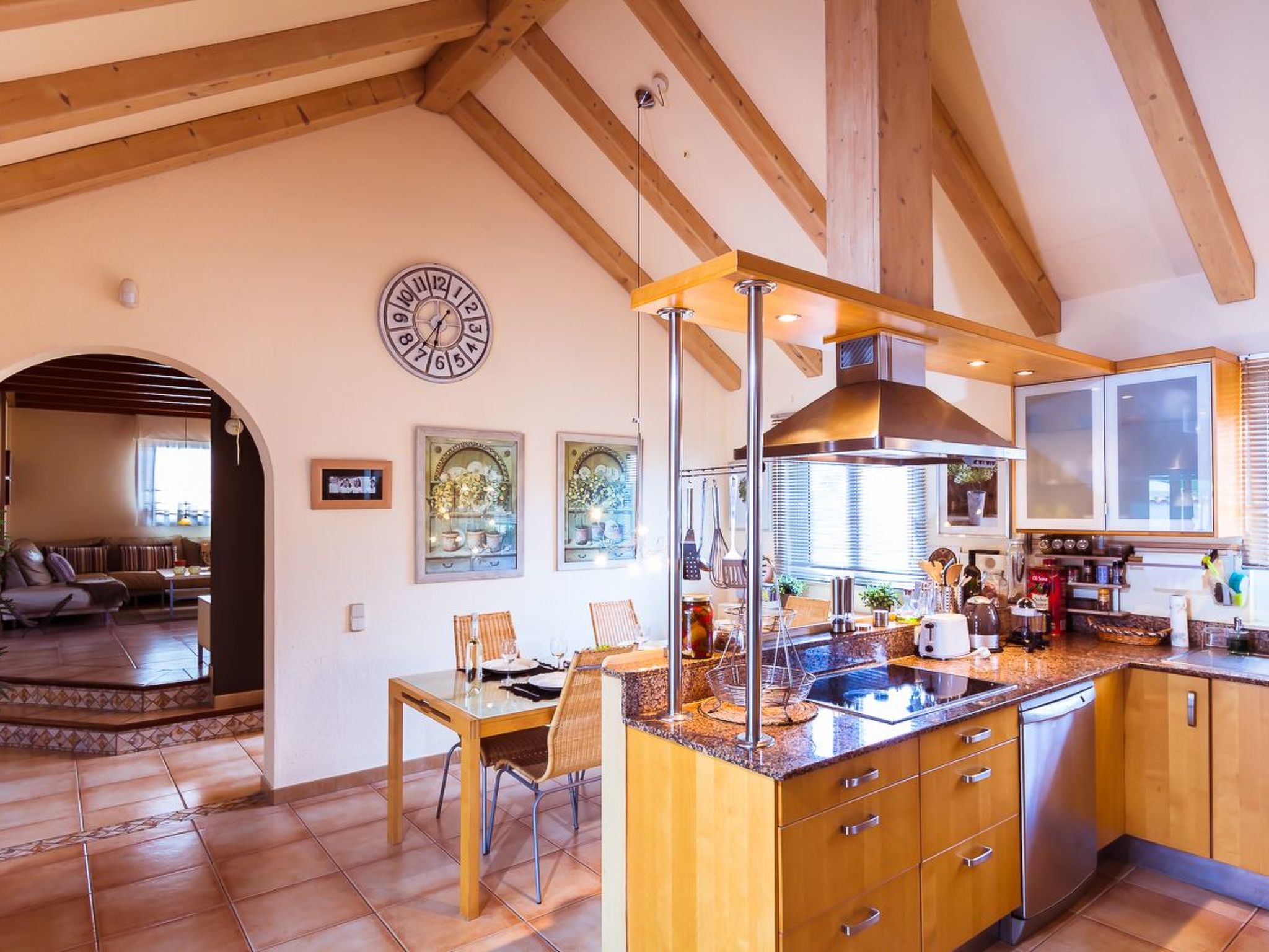 Strandnahes Ferienhaus Hibiscus mit privatem Pool-Binnen