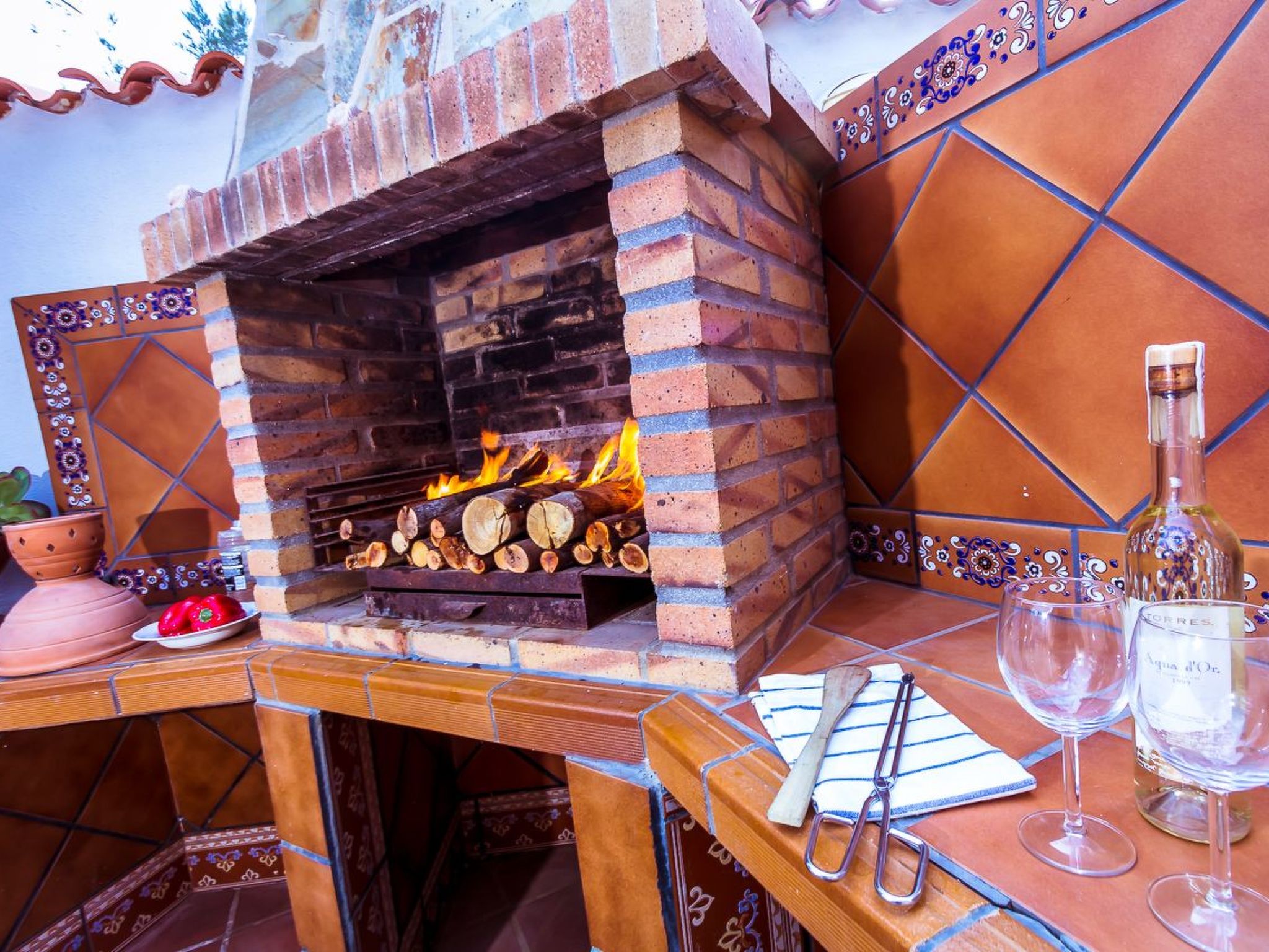 Strandnahes Ferienhaus Hibiscus mit privatem Pool-Binnen