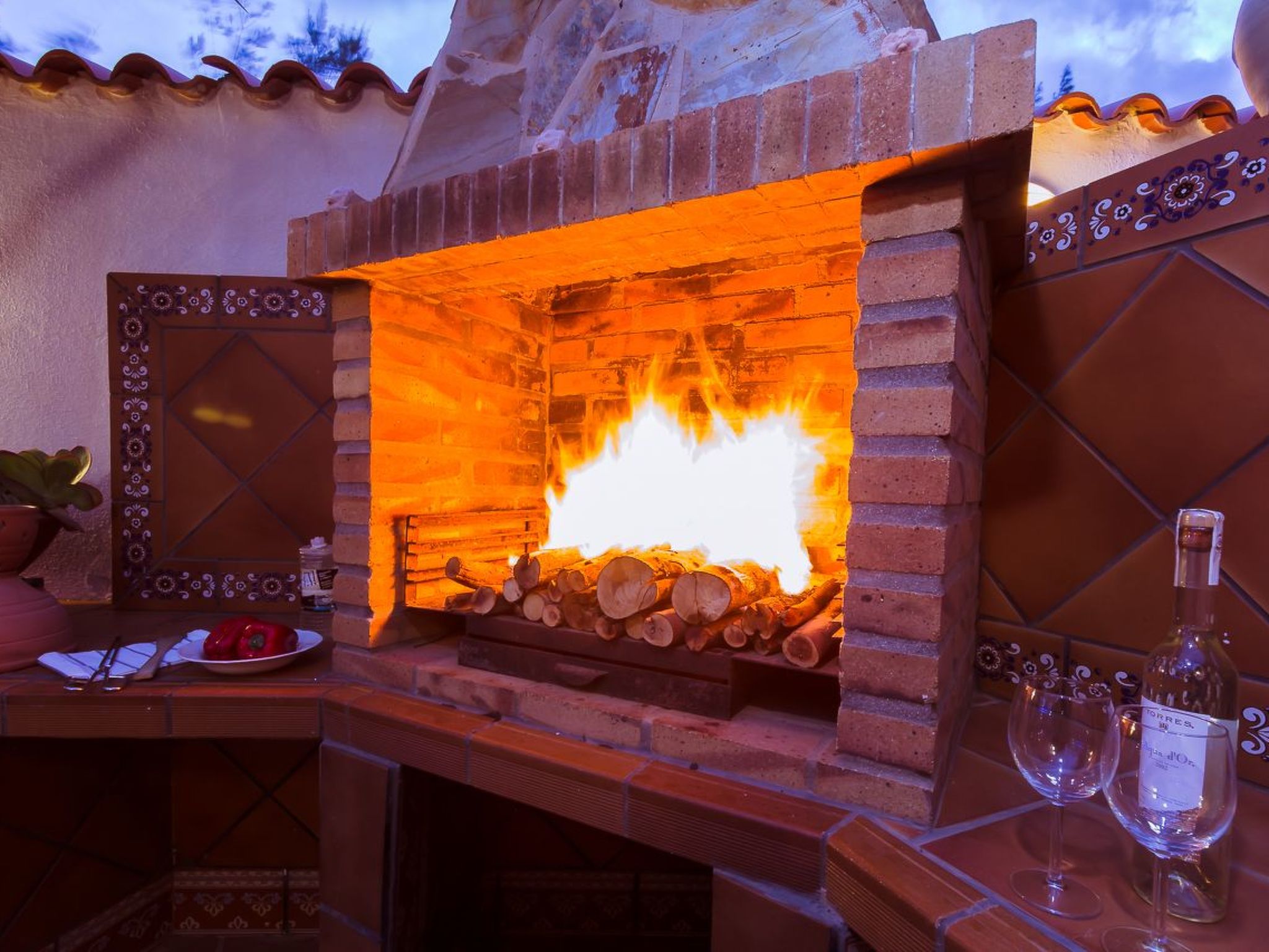 Strandnahes Ferienhaus Hibiscus mit privatem Pool-Binnen