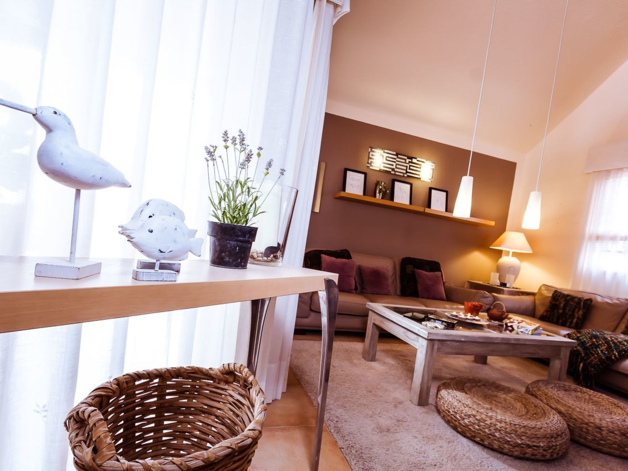 Strandnahes Ferienhaus Hibiscus mit privatem Pool-Binnen