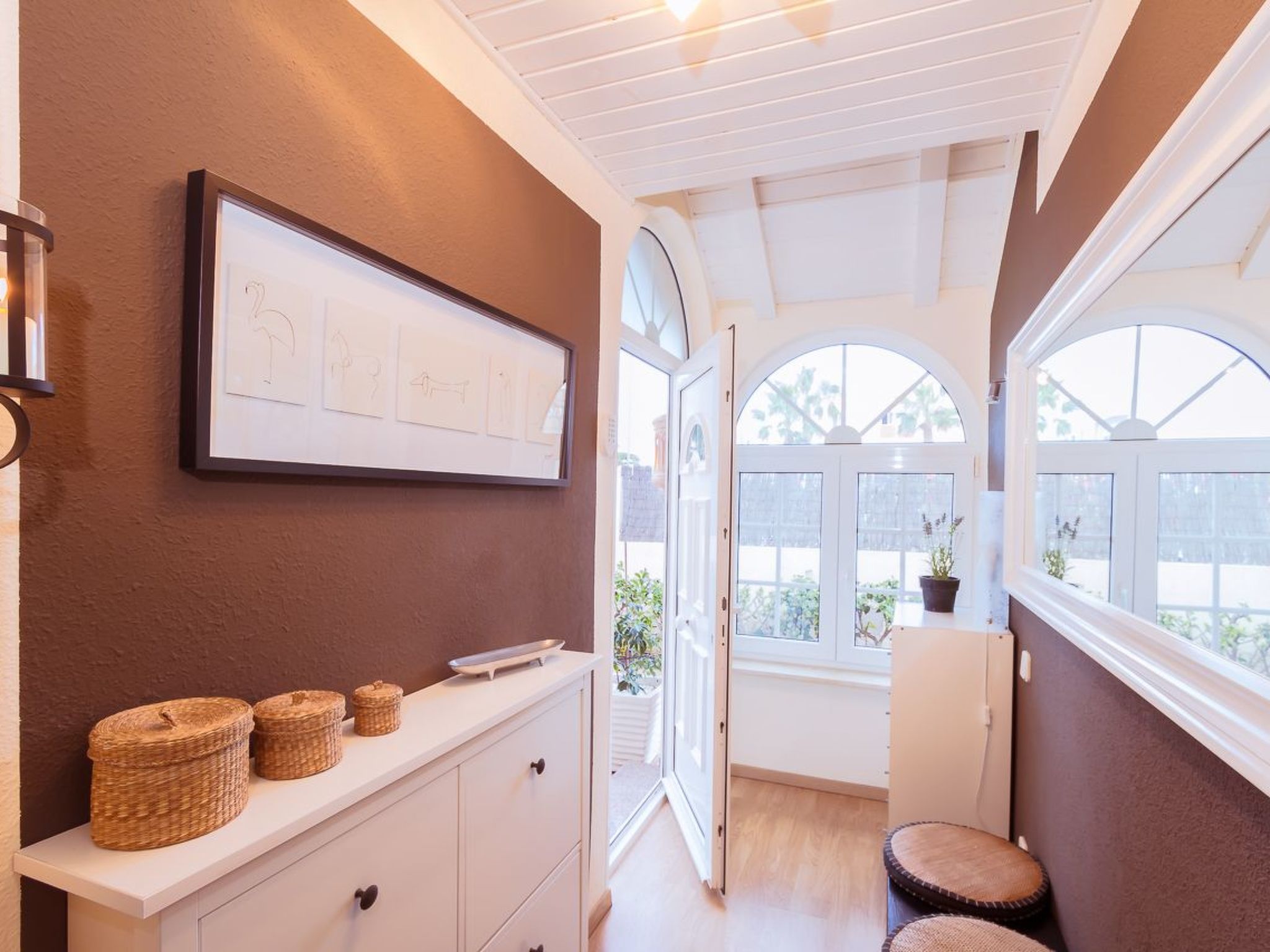 Strandnahes Ferienhaus Hibiscus mit privatem Pool-Binnen