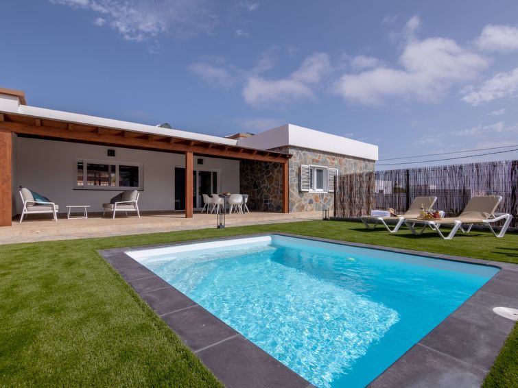 Modernes Und Helles Ferienhaus Direkt Am Meer, Mit Zwei Großen Terrassen, Garte - El Cotillo