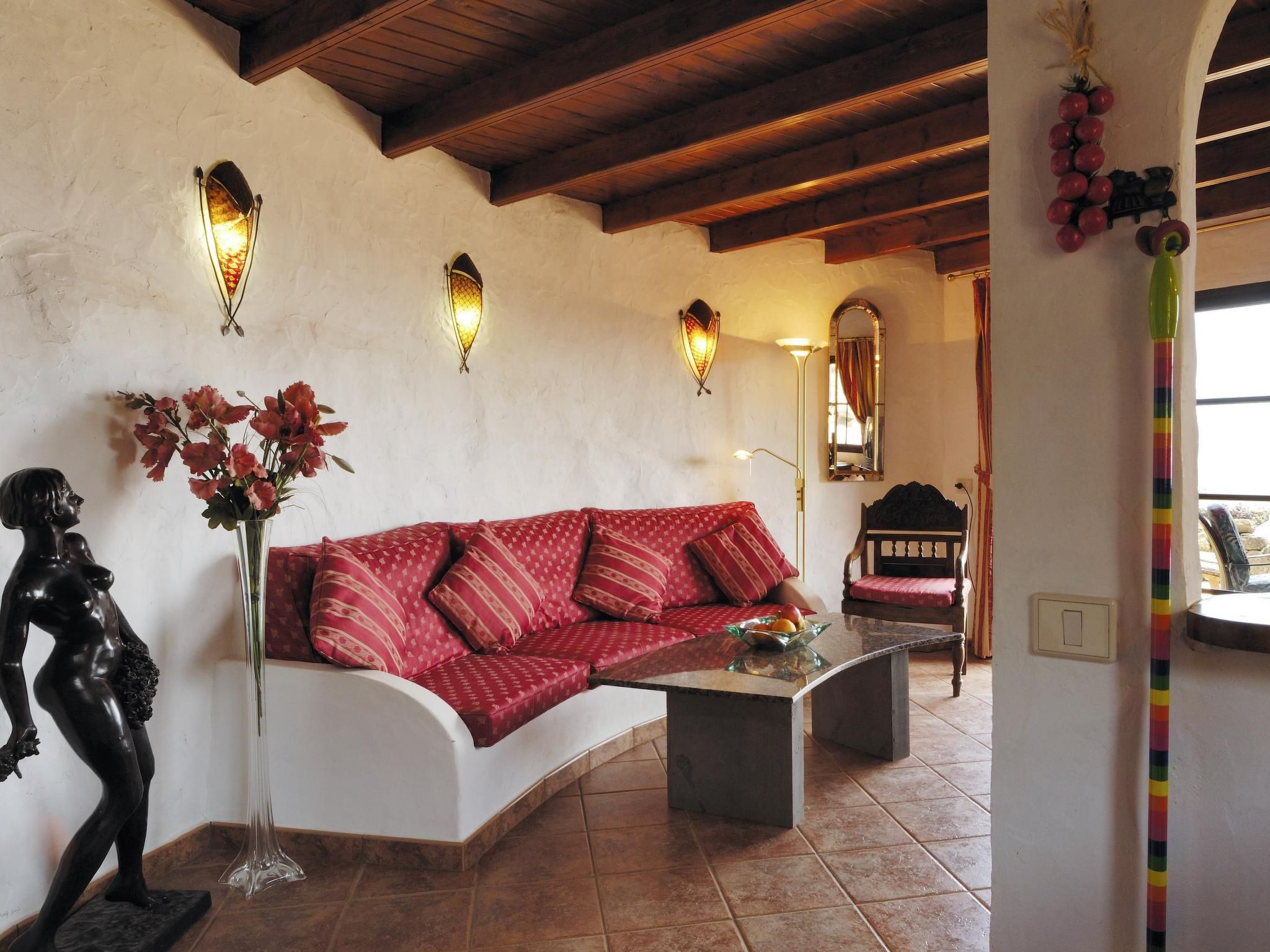 Finca "Castillo Bentley" Schlafen in einer vulkanischen Höhle-Binnen