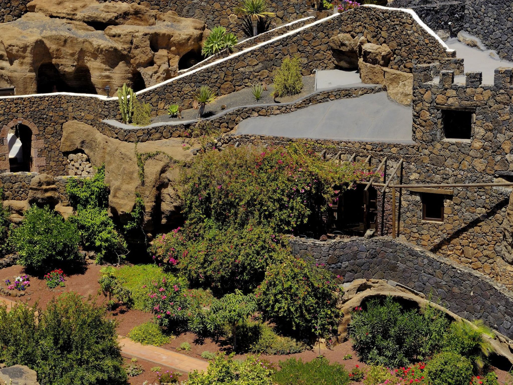 Finca "Castillo Bentley" Schlafen in einer vulkanischen Höhle-Binnen