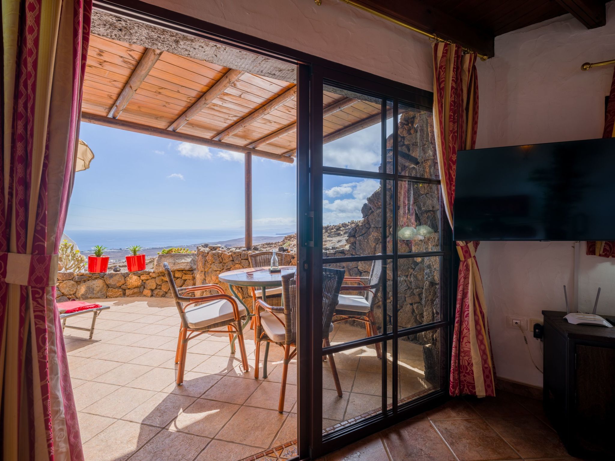 Finca "Castillo Bentley" Schlafen in einer vulkanischen Höhle-Binnen