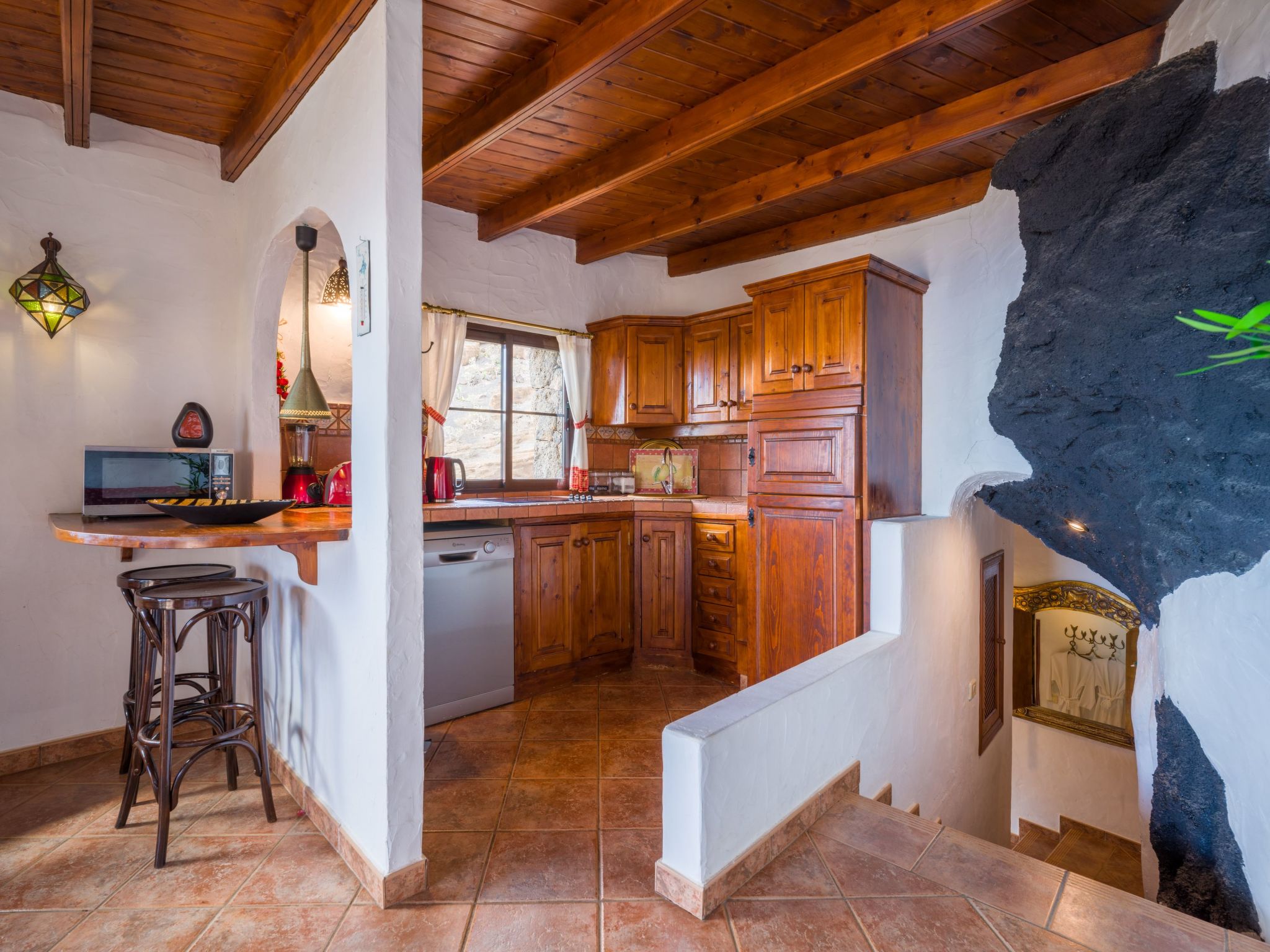 Finca "Castillo Bentley" Schlafen in einer vulkanischen Höhle-Binnen