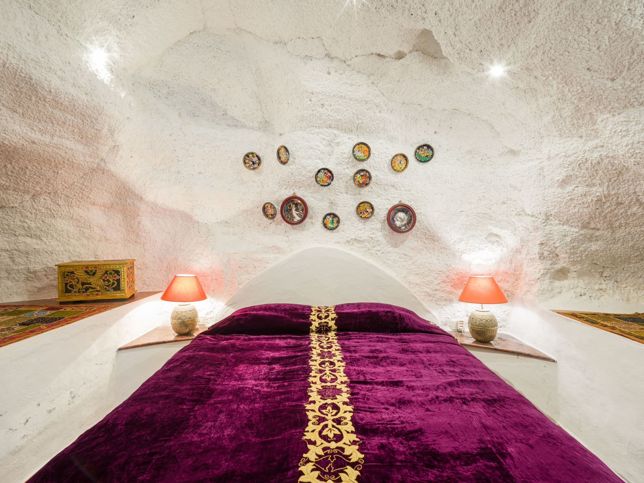 Finca "Castillo Bentley" Schlafen in einer vulkanischen Höhle-Binnen