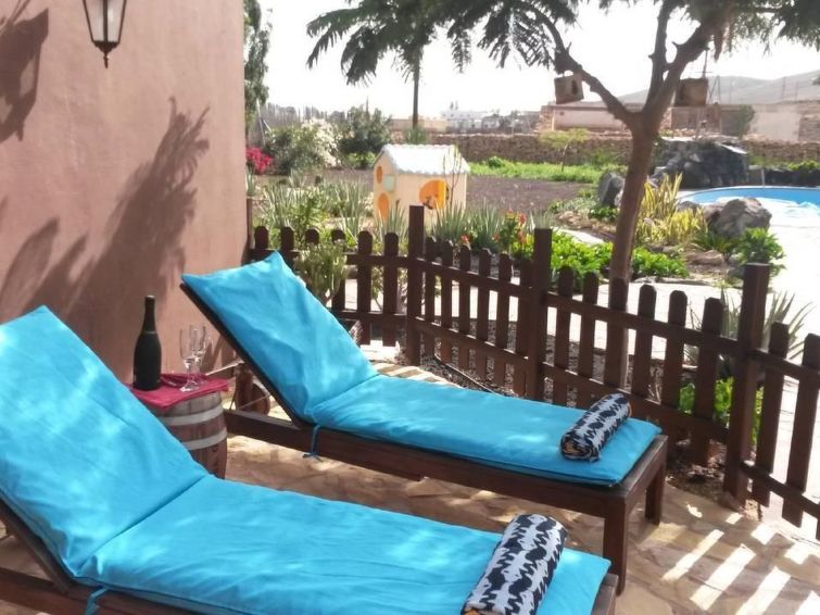 Typisches Kanarisches Steinhaus Mit Privatem Pool In Tuineje - Fuerteventura