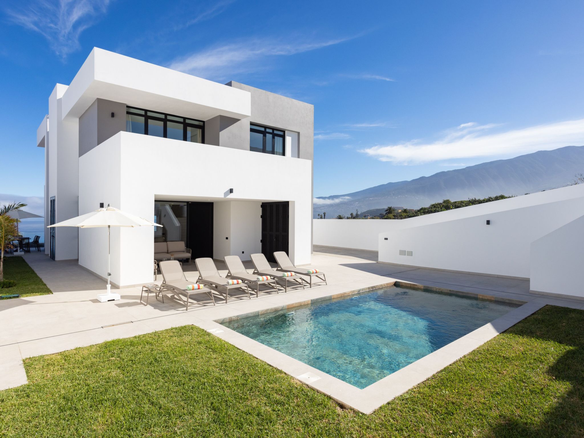 Vakantiehuis met privé zwembad in Realejos (Spanje) voor 10 personen