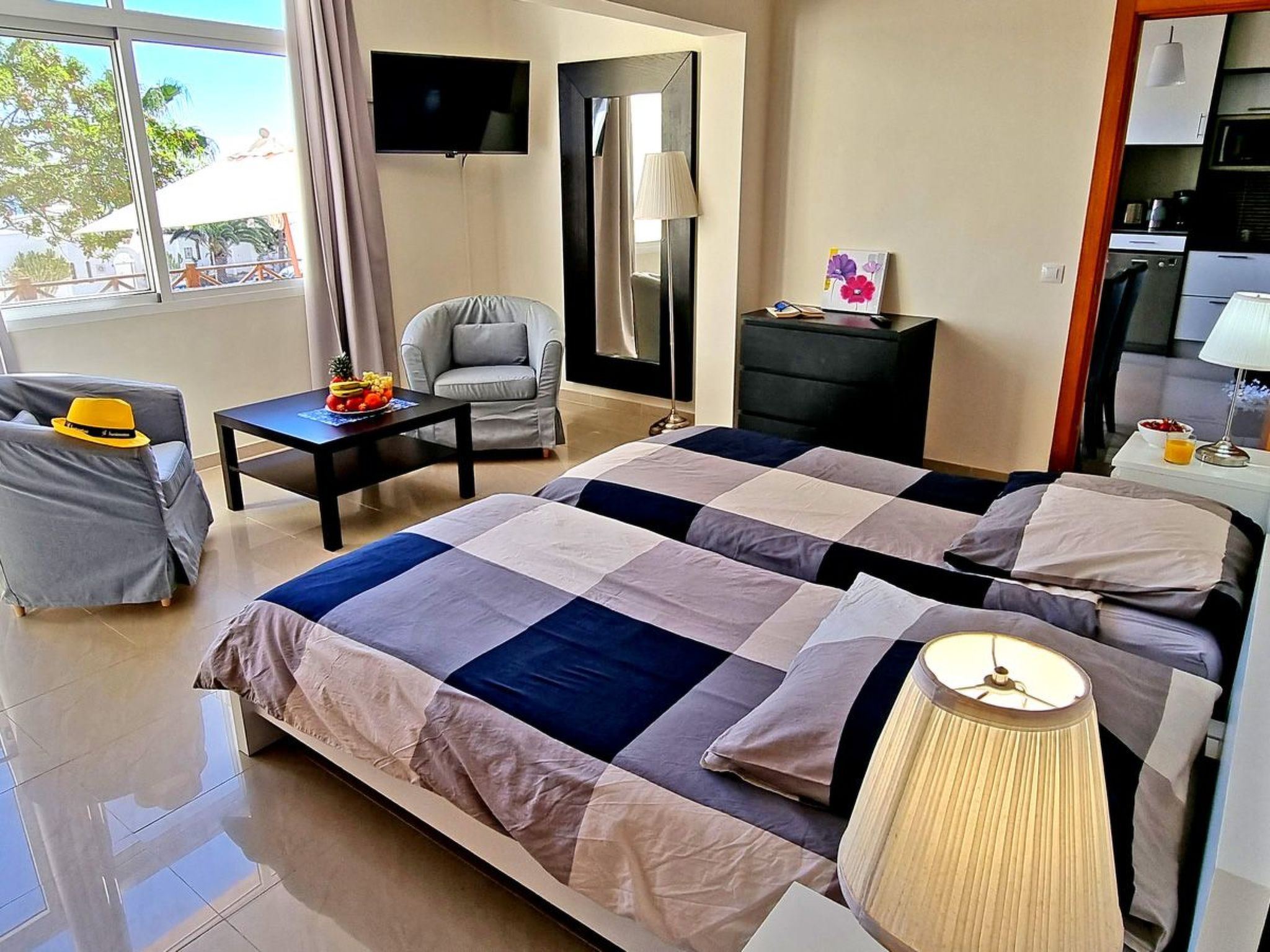 Charmantes Appartement in Costa Calma mit Terrasse und gemeinsamem Pool-Image-tags.info