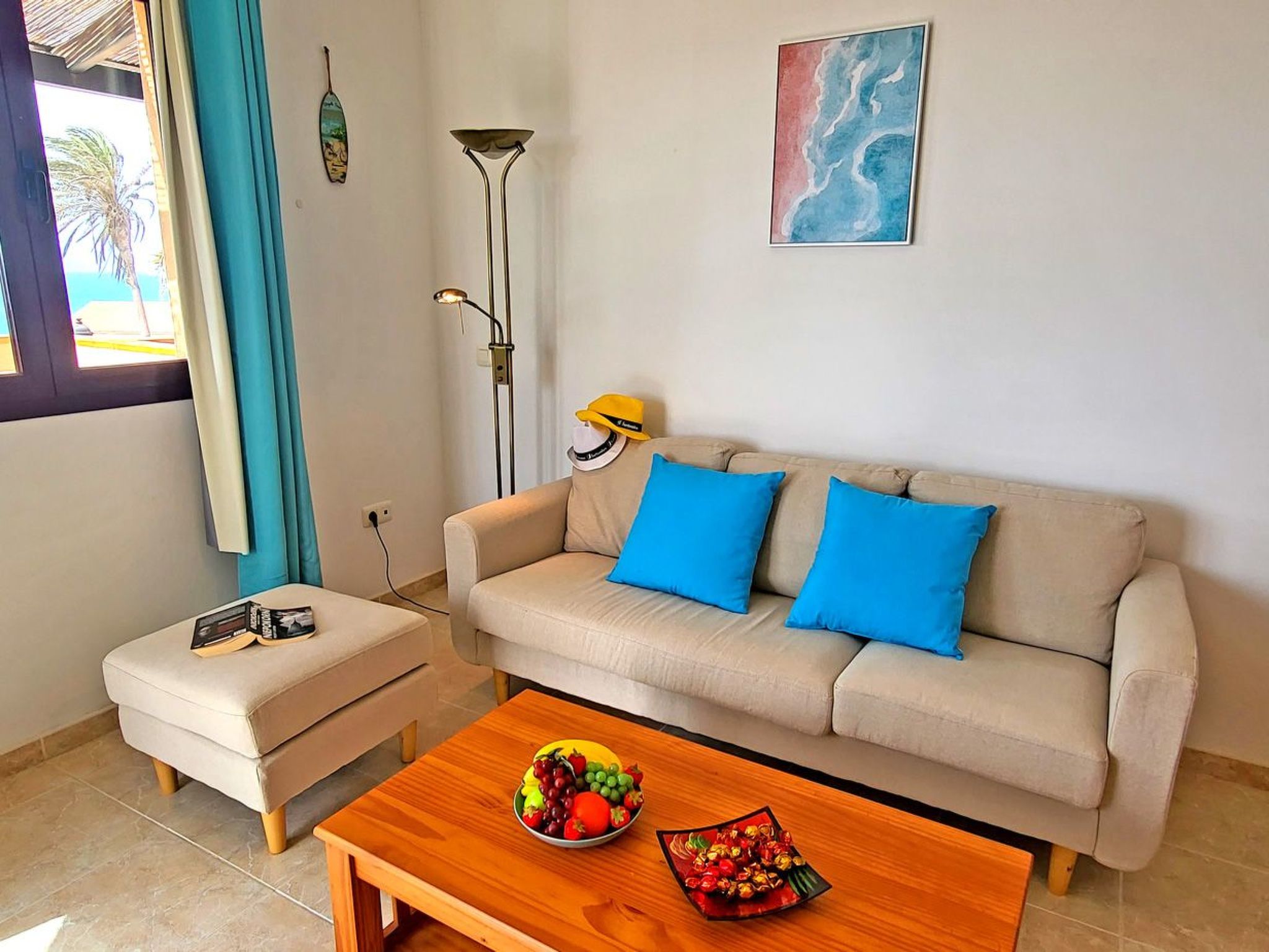 Schöne Ferienwohnung mit Terrasse und Meerblick-Binnen