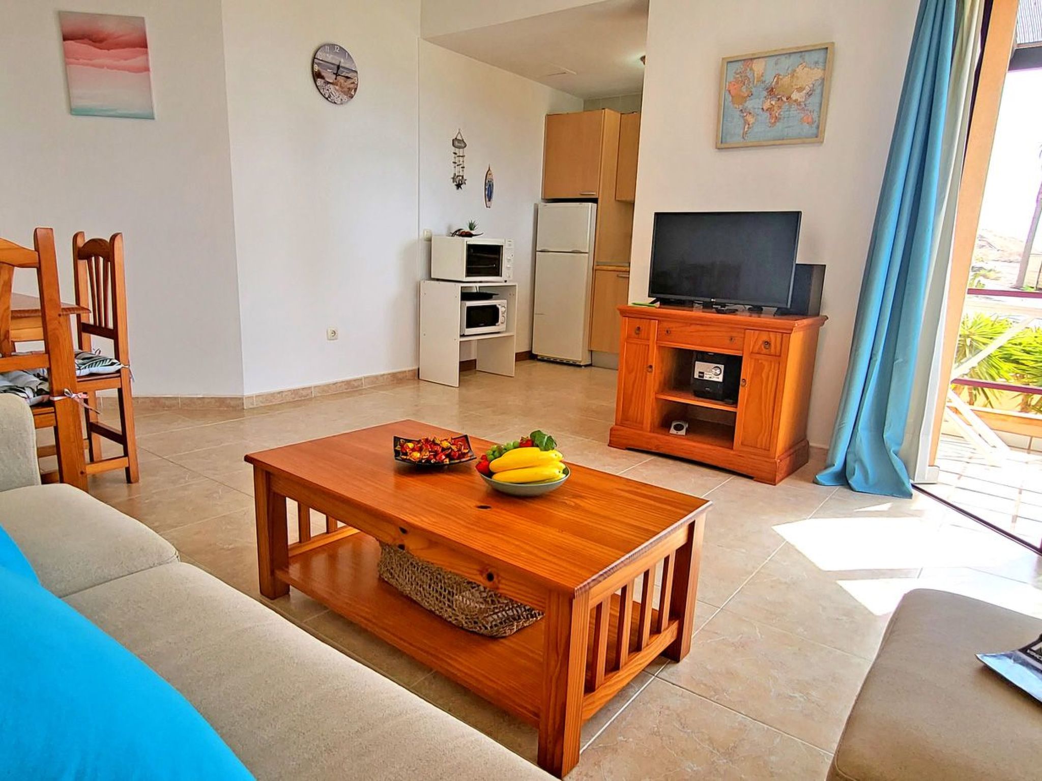 Schöne Ferienwohnung mit Terrasse und Meerblick-Binnen