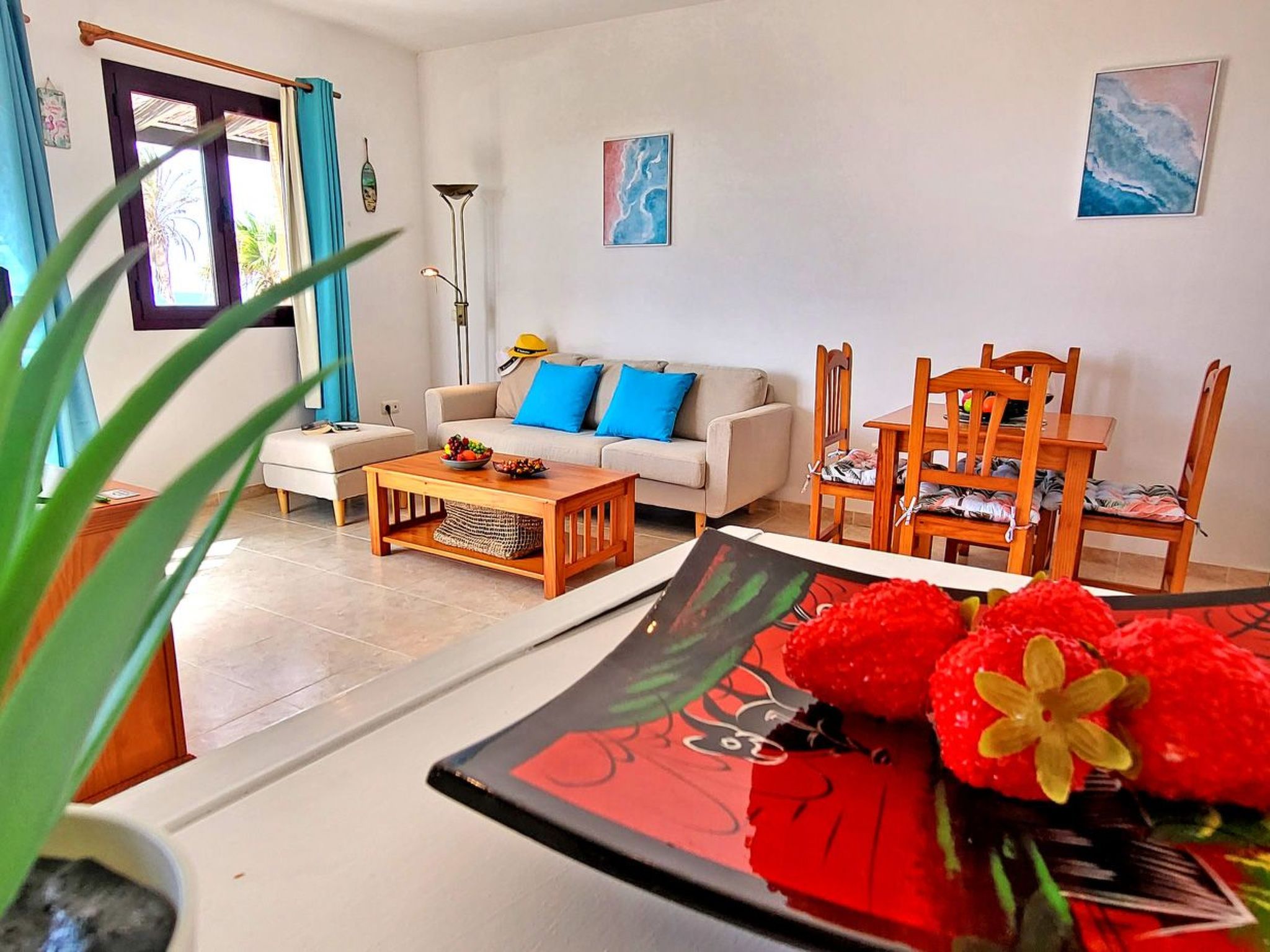 Schöne Ferienwohnung mit Terrasse und Meerblick-Binnen