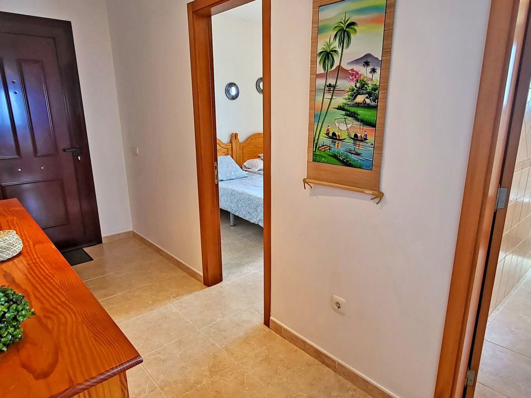 Schöne Ferienwohnung mit Terrasse und Meerblick-Binnen