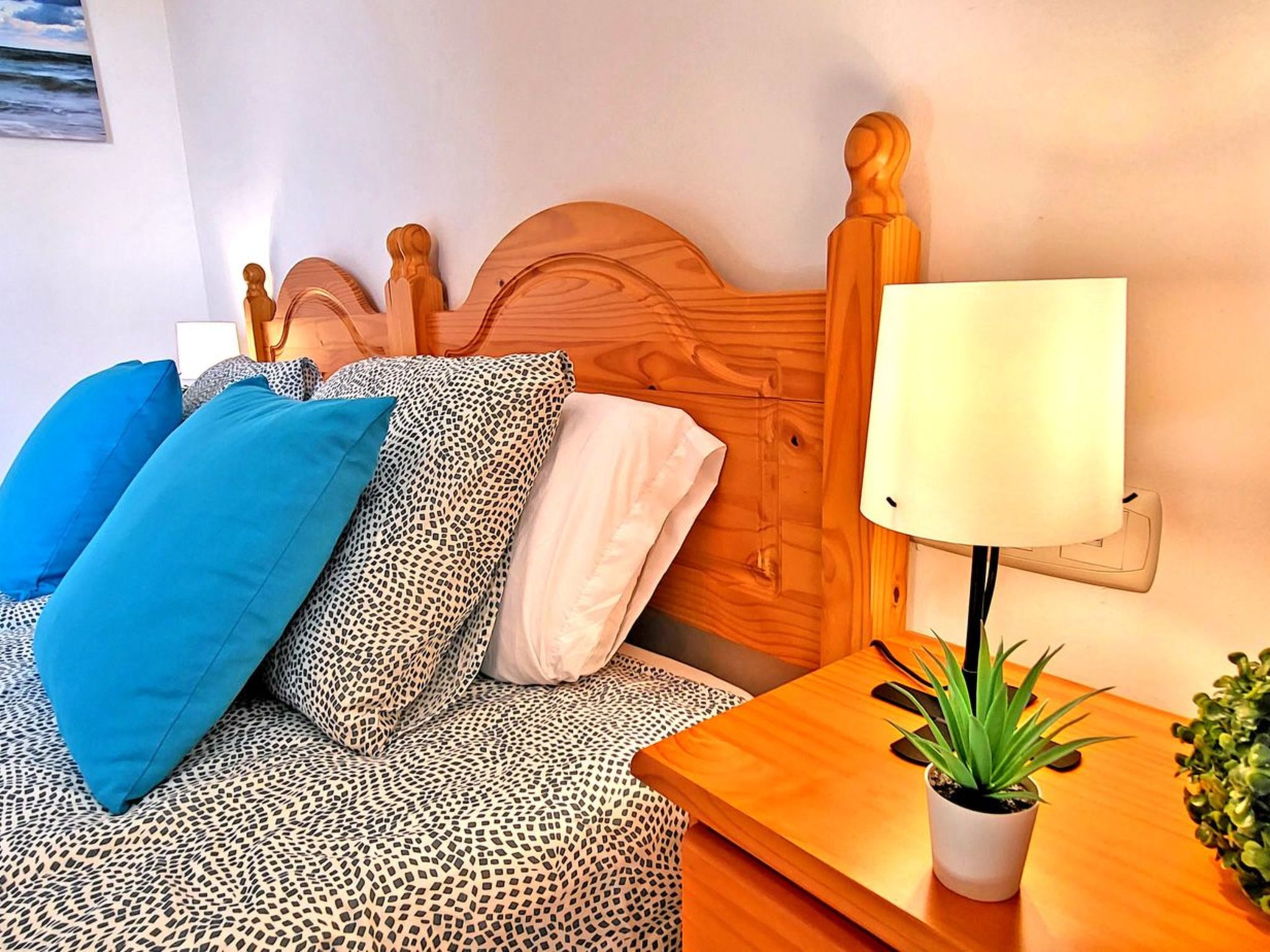 Schöne Ferienwohnung mit Terrasse und Meerblick-Binnen