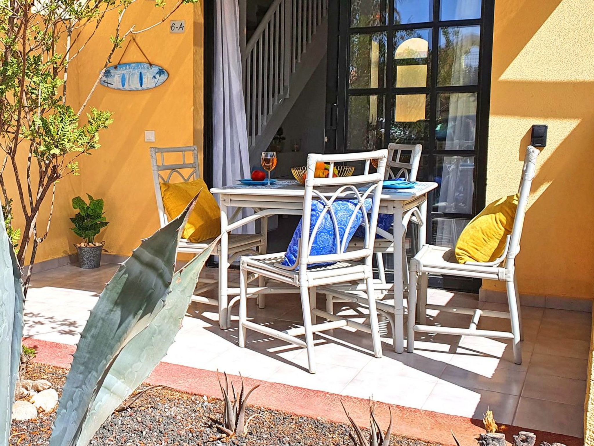 Tolle Ferienwohnung in Costa Calma mit Terrasse, gemeinsamem Pool und Garten