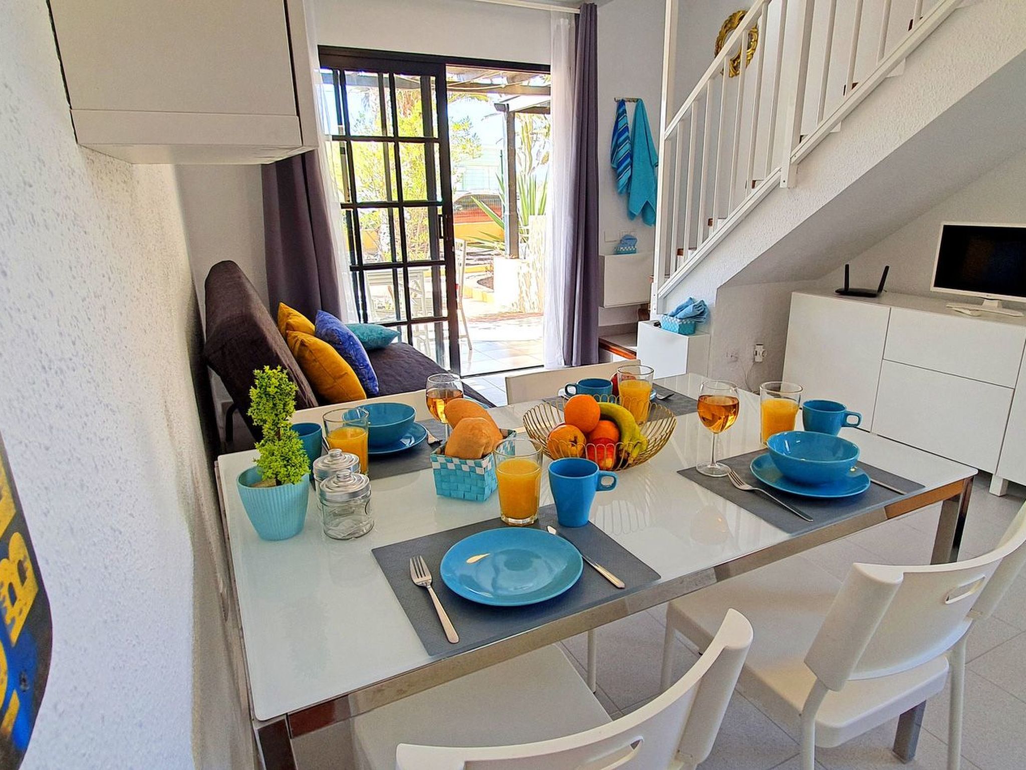 Tolle Ferienwohnung in Costa Calma mit Terrasse, gemeinsamem Pool und Garten-Image-tags.info