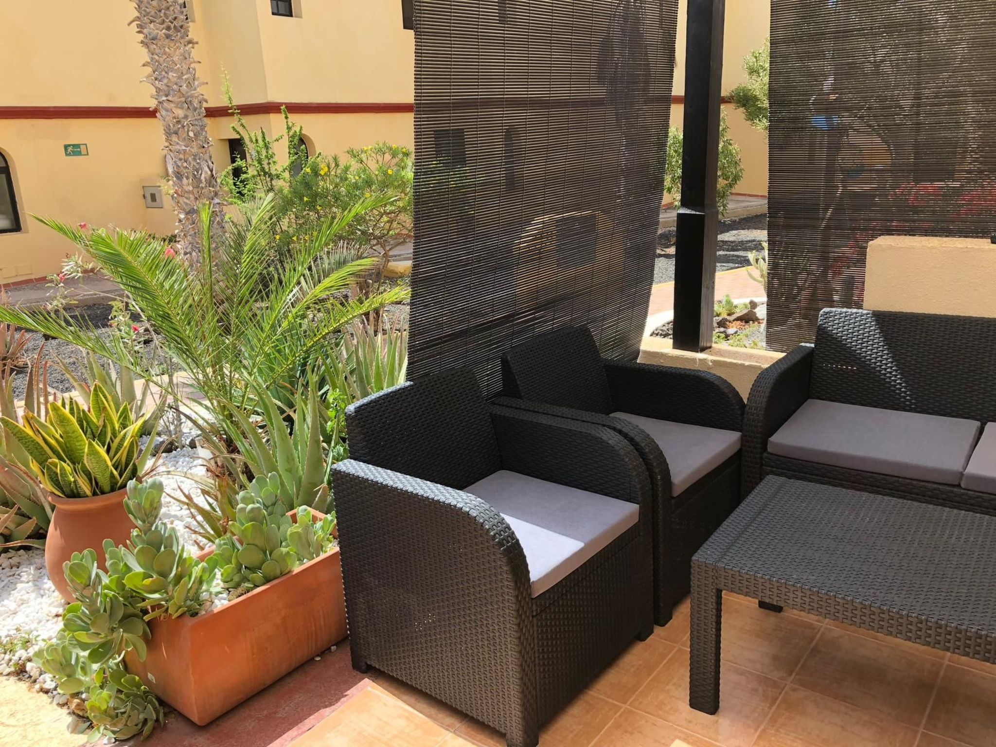 Wohnung "Costa Calma" mit gemeinschaftlichem Pool-Dedans