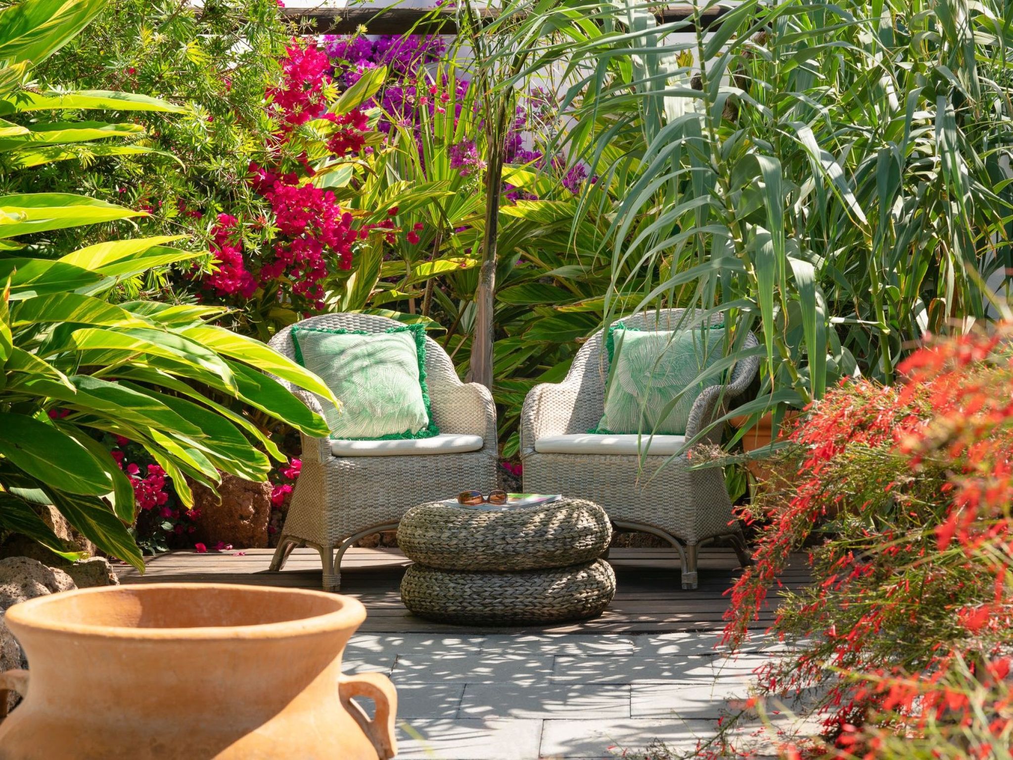 Secret Garden Villa - ländlicher Boutique-Rückzugsort, private tropische Gärten-Outside