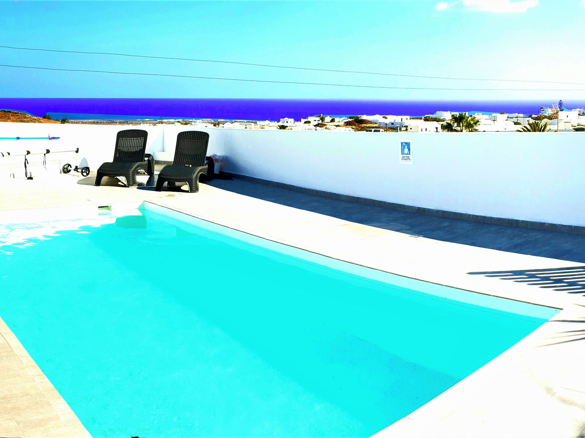 Meerblick Villa Tias-Binnen