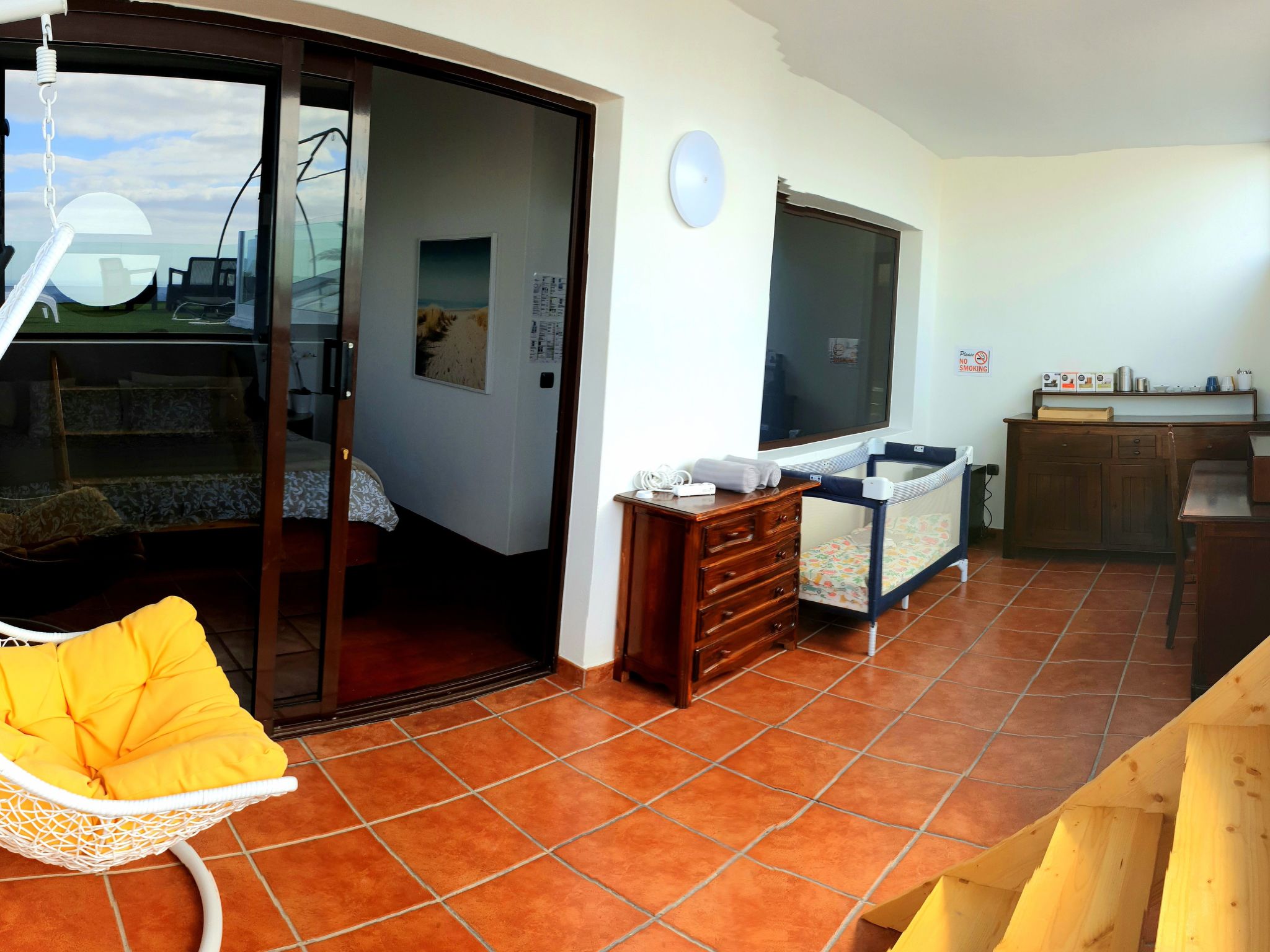 Meerblick Villa Tias-Binnen