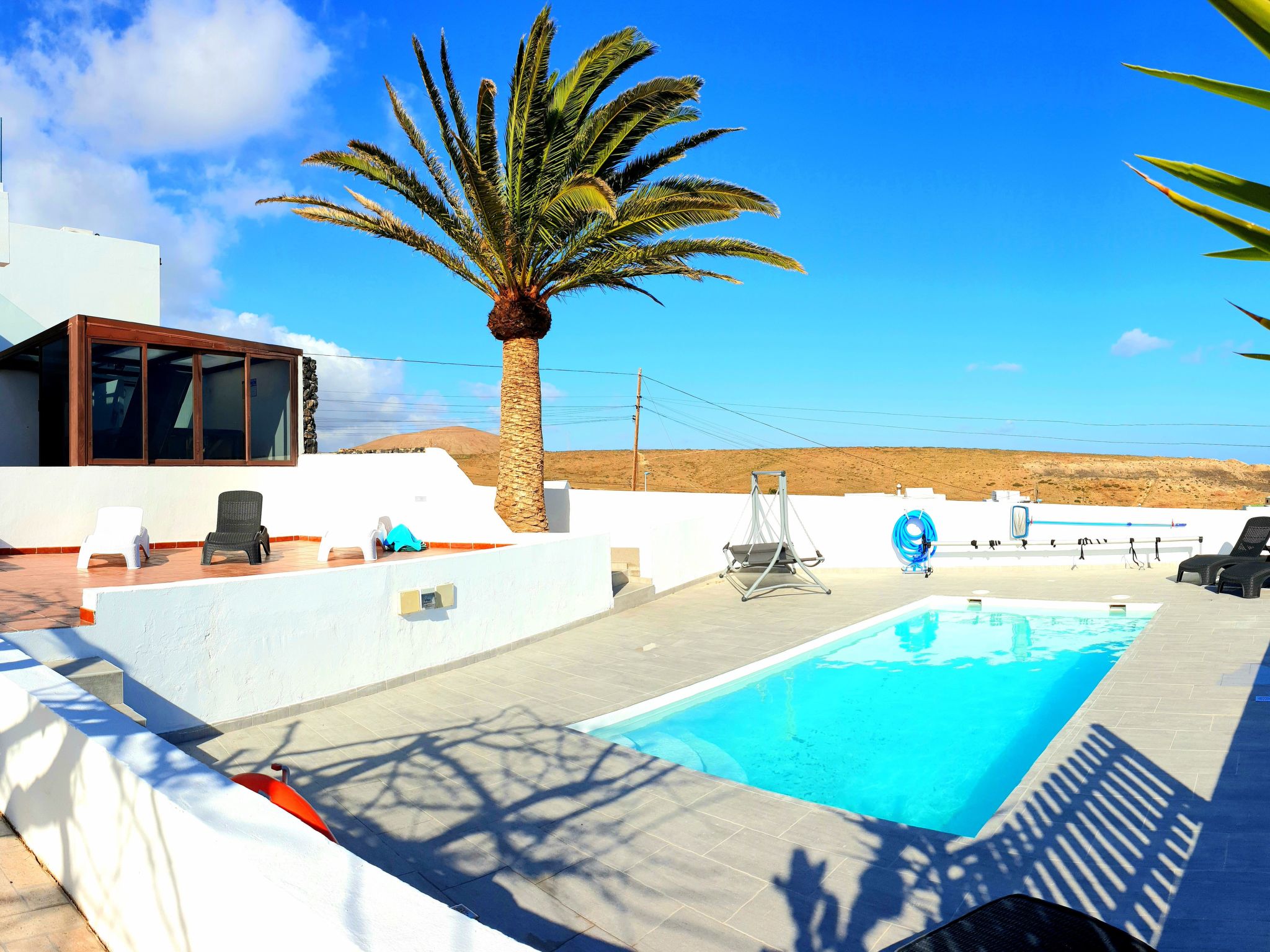 Meerblick Villa Tias-Binnen