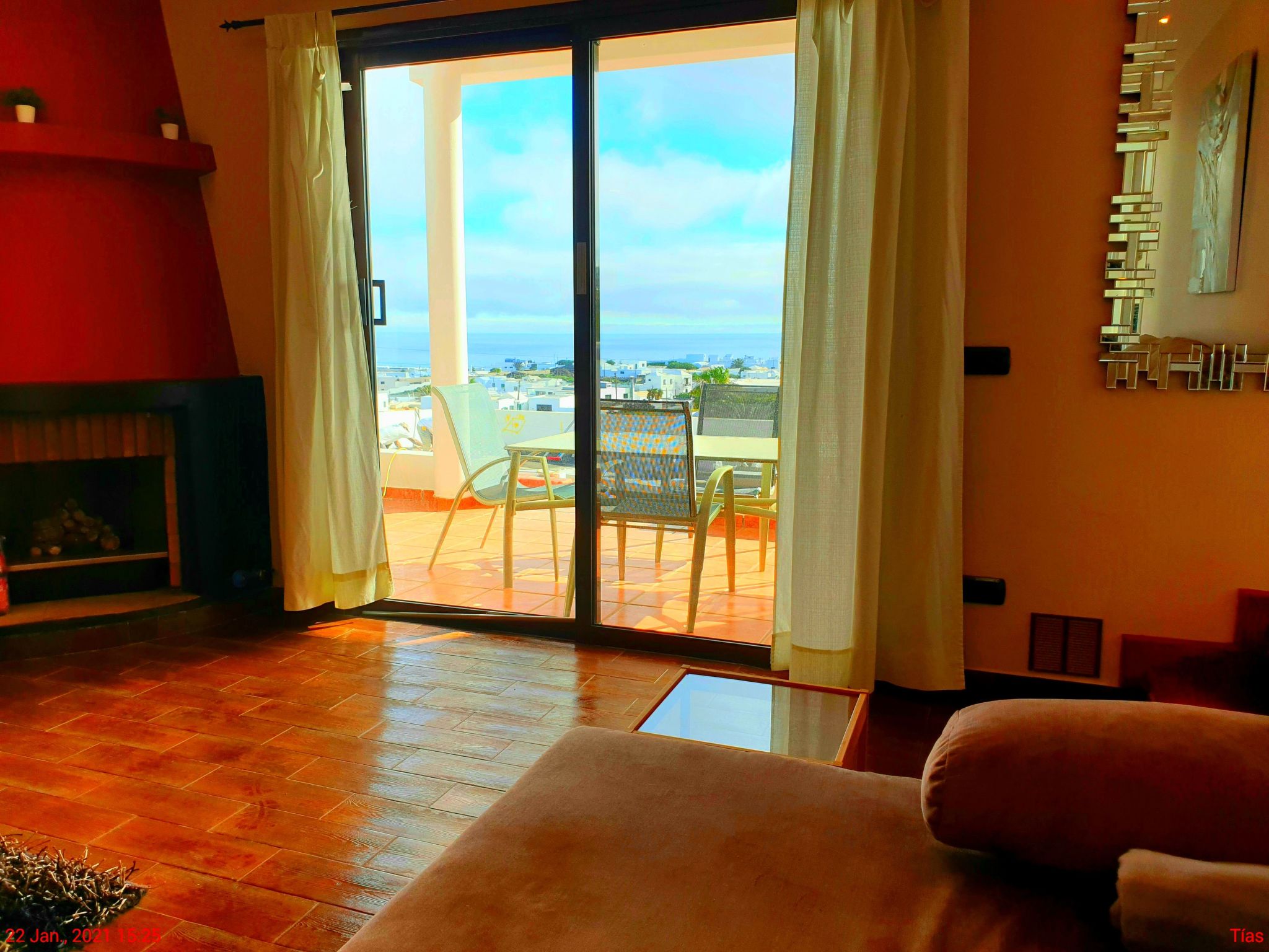 Meerblick Villa Tias-Binnen