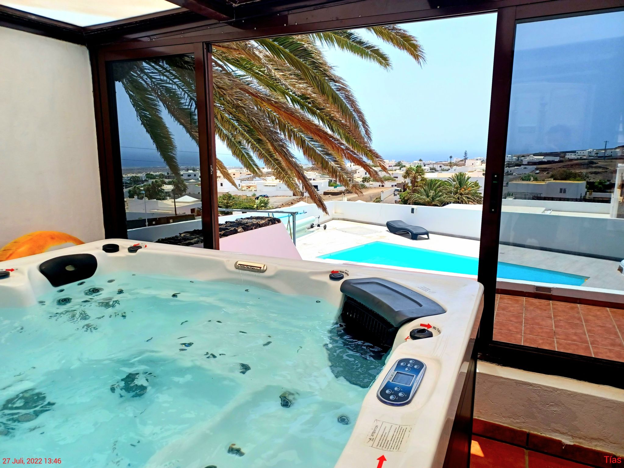 Meerblick Villa Tias-Binnen