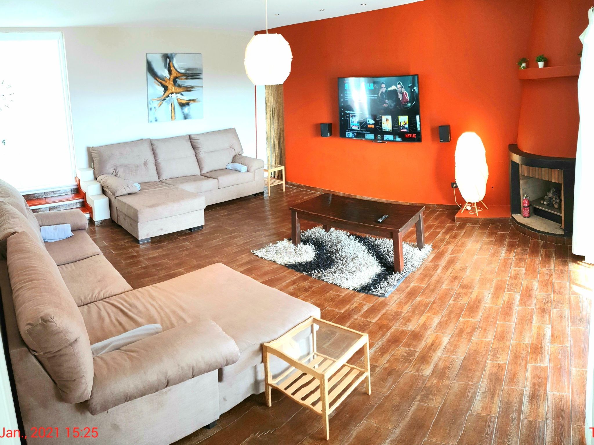 Meerblick Villa Tias-Binnen